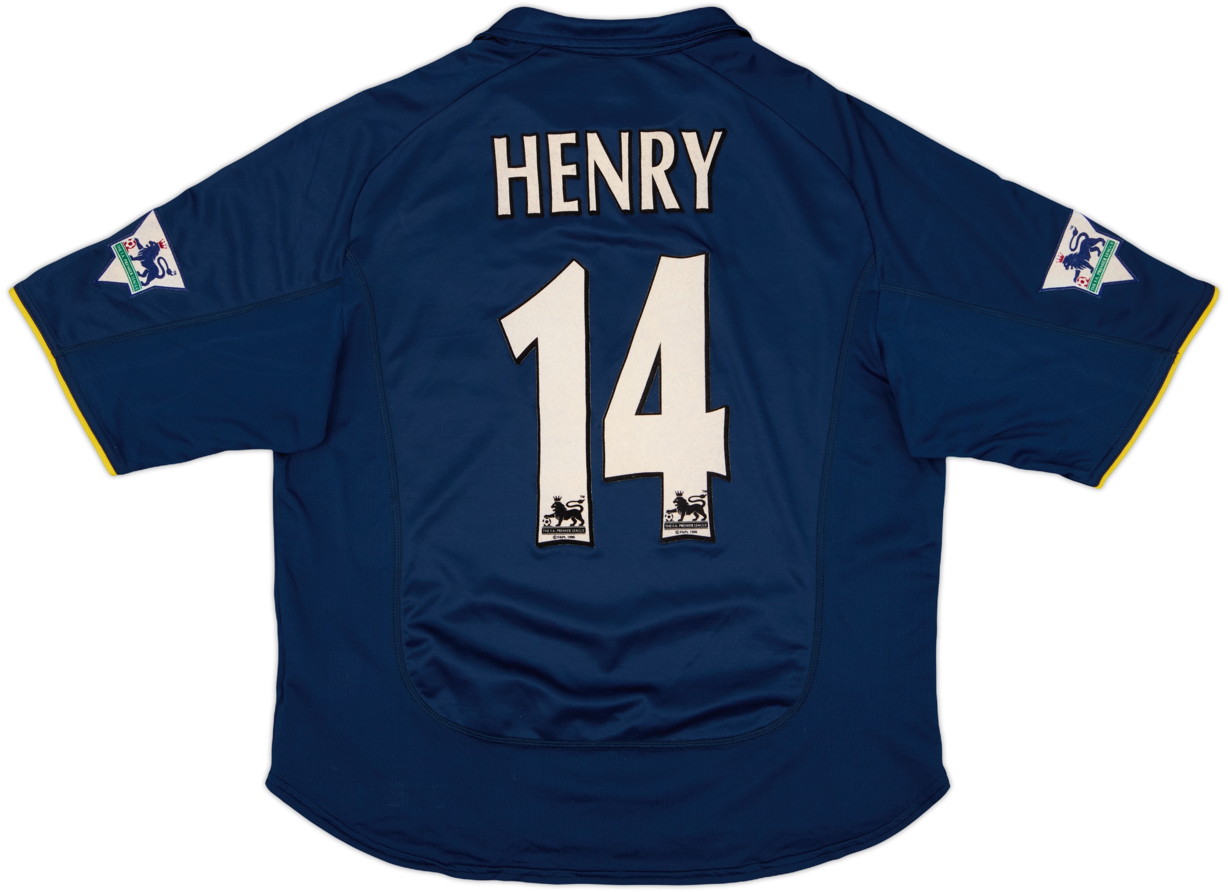 2000-02 Arsenal European Shirt Henry #14 - 8/10 - (L)