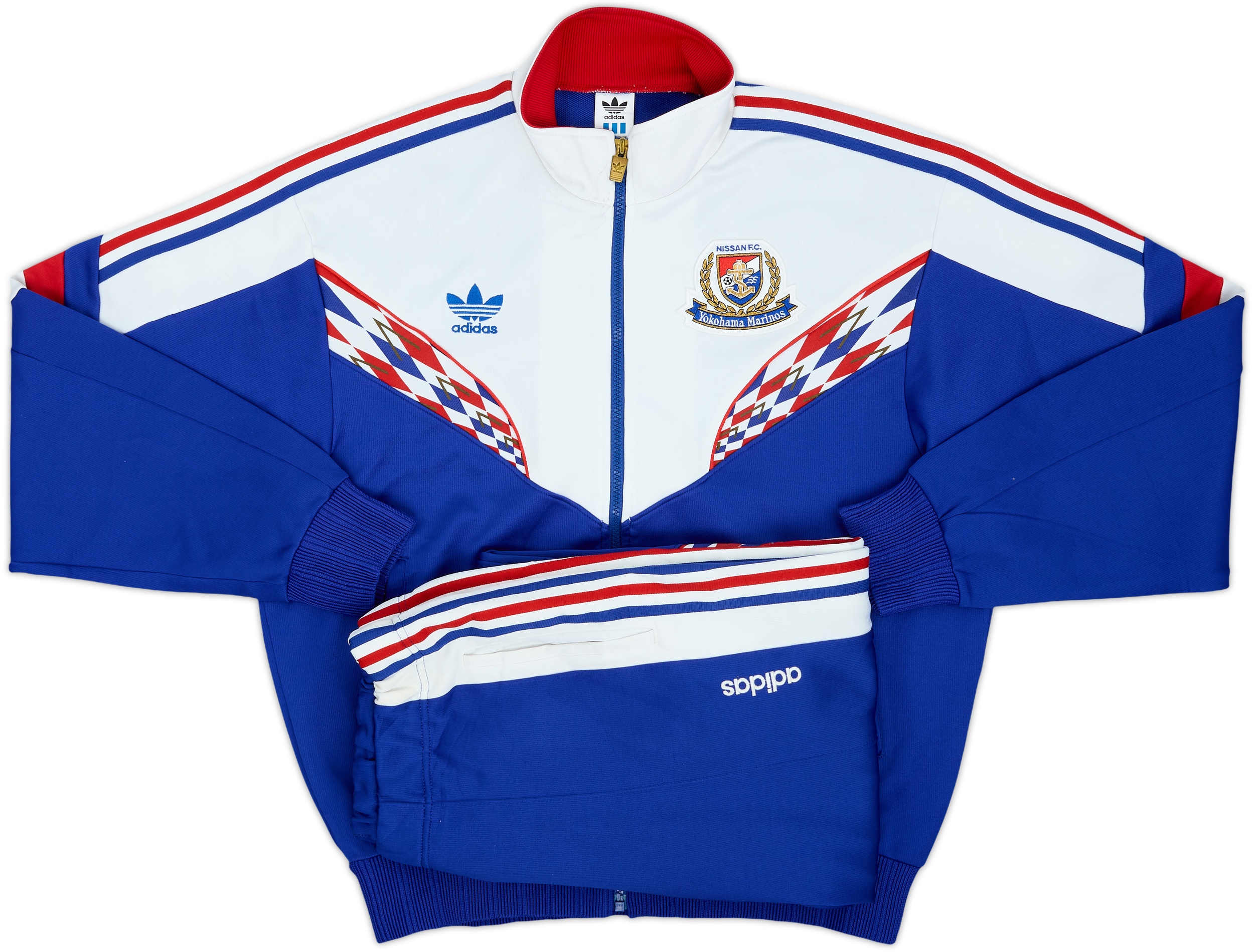 1992 Yokohama Marinos adidas Tracksuit - 8/10 - (XL)