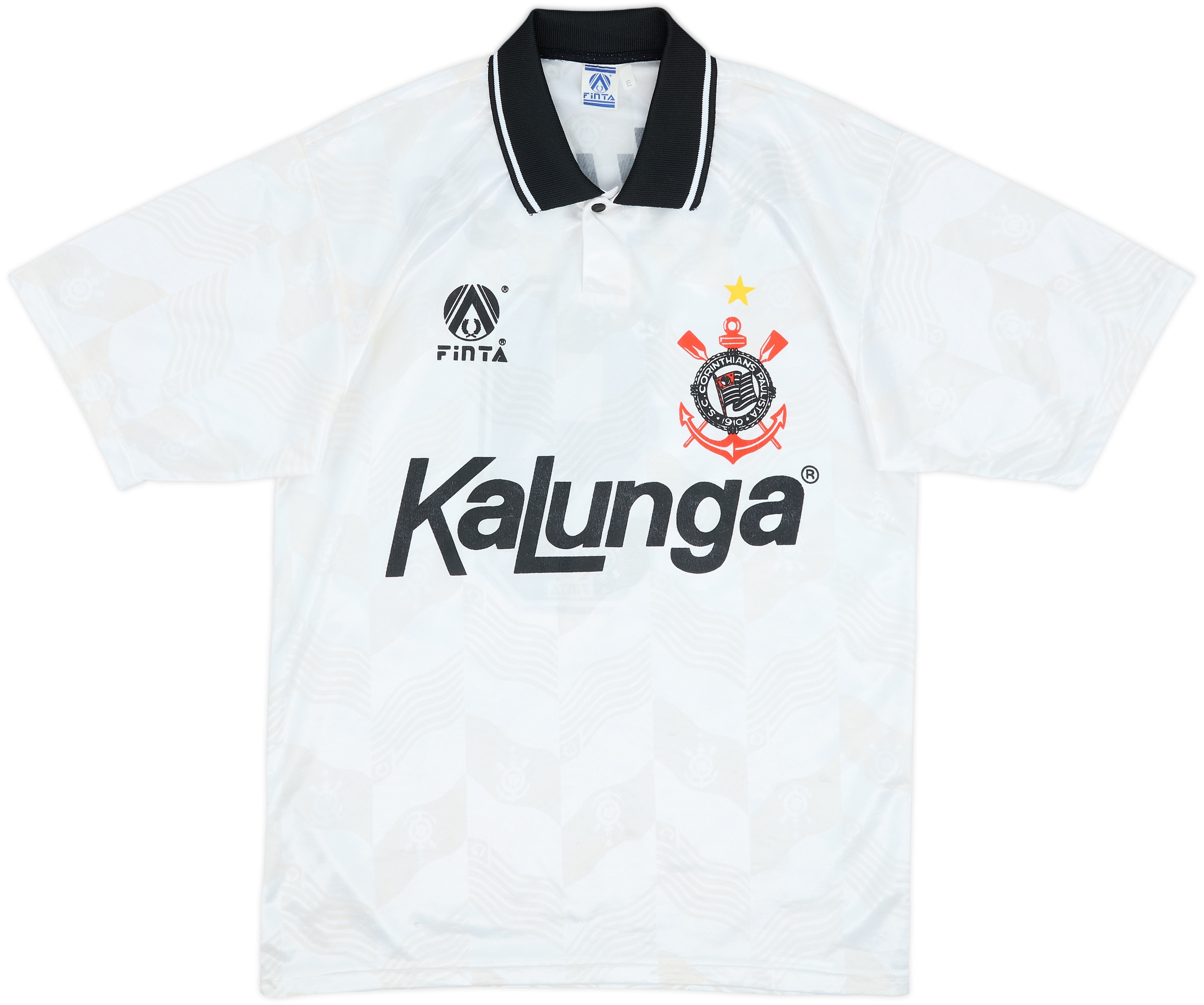 トップス 93-94 SC Corinthians Paulista  shirt 1992-94 Corinthians Home Shirt #9 - 8/10 - (L)