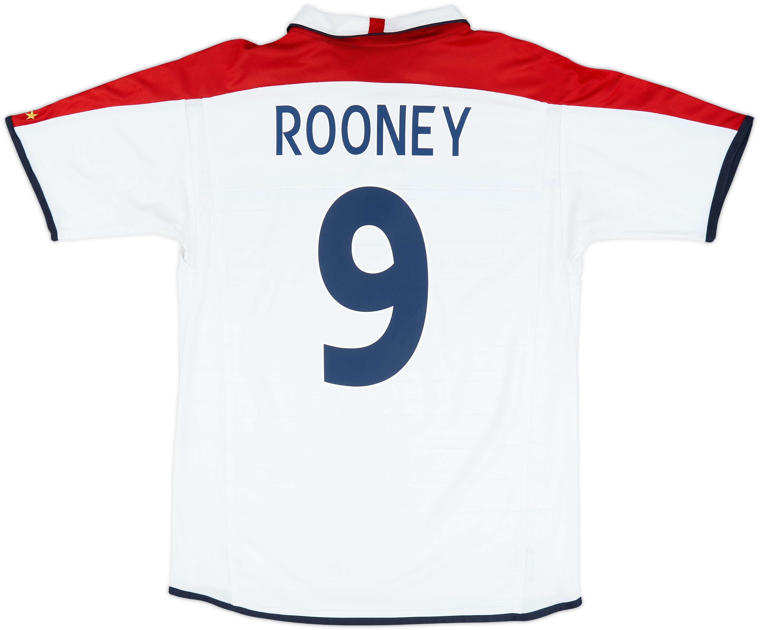 2003-05 England Home Shirt Rooney #9 - 7/10 - (M)