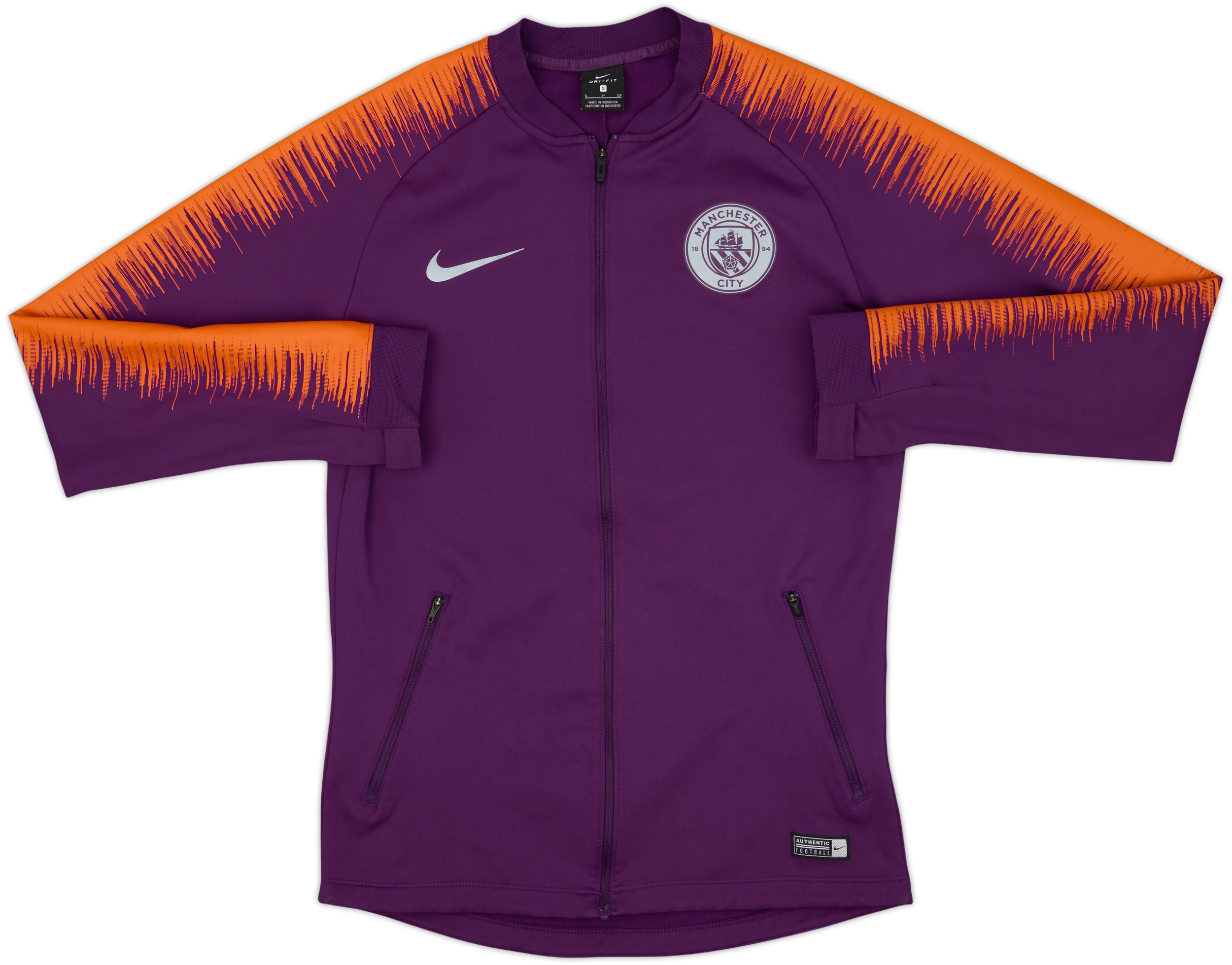 2018-19 Manchester City Nike Track Jacket - 8/10 - (S)