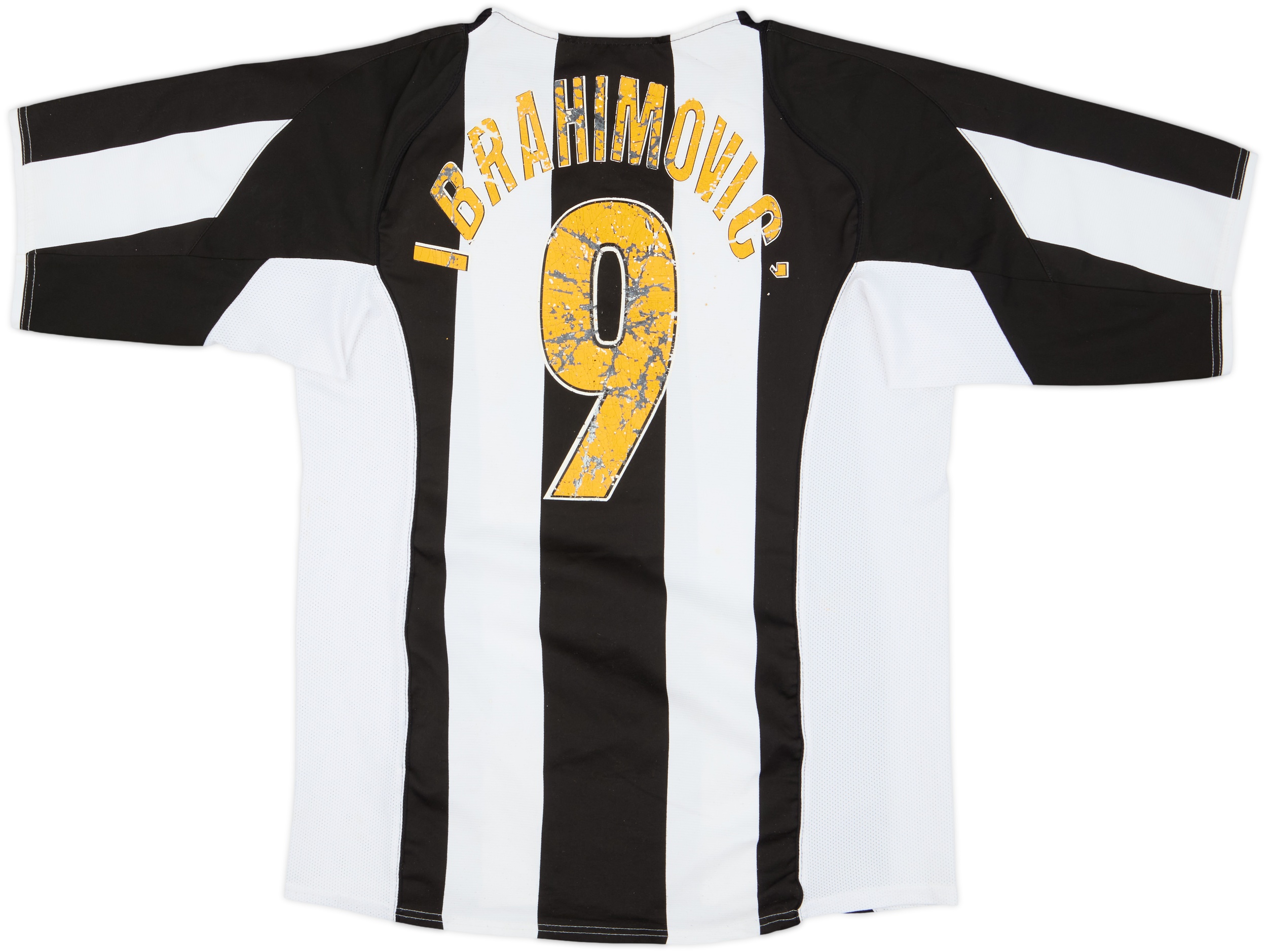 2004-05 Juventus Home Shirt Ibrahimovic #9 - 4/10 - (S)