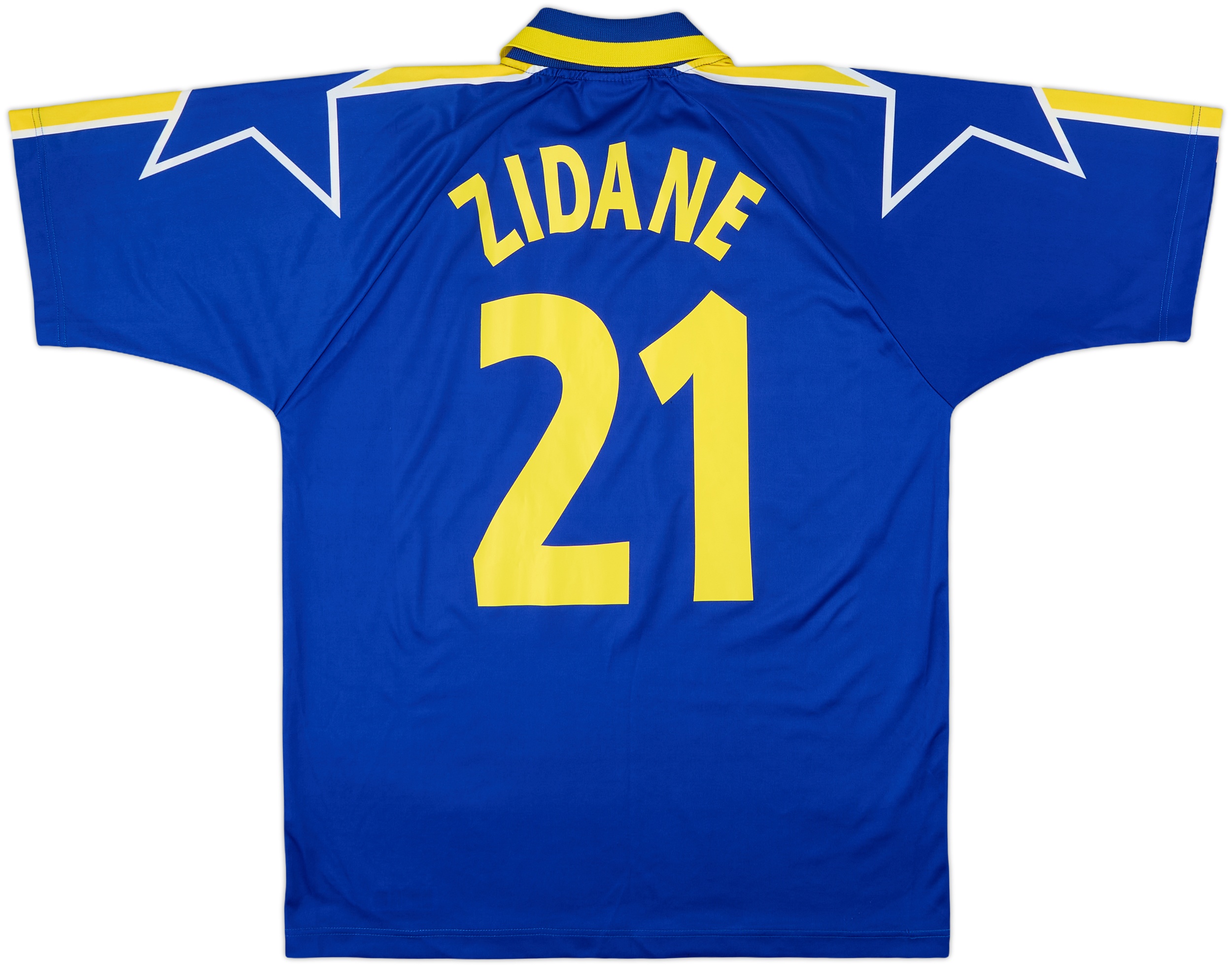 1996-97 Juventus Basic Away Shirt Zidane #21 - 8/10 - (L)