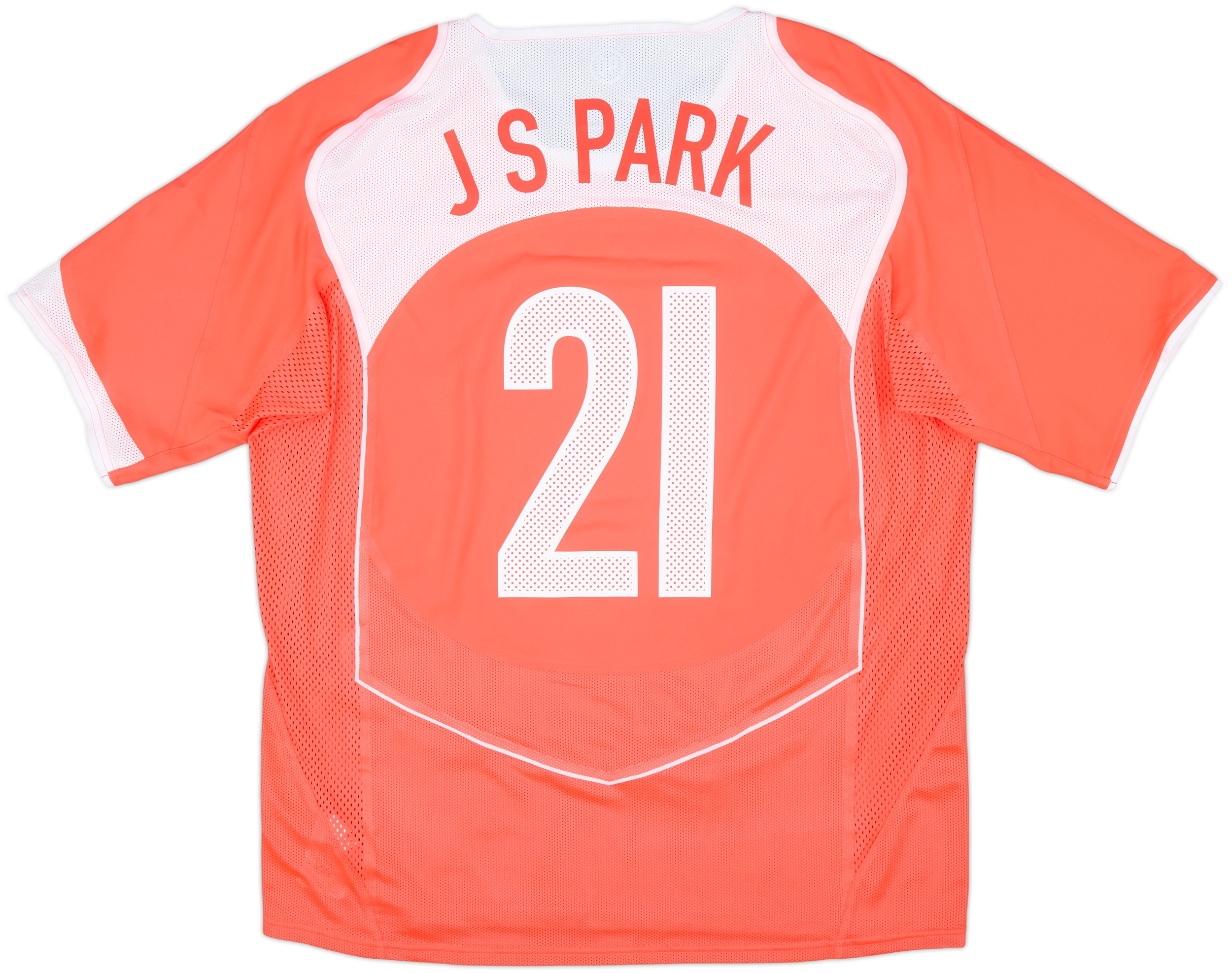 2025-26 '2004 South Korea' Home Shirt Reissue J S Park #21 - 10/10