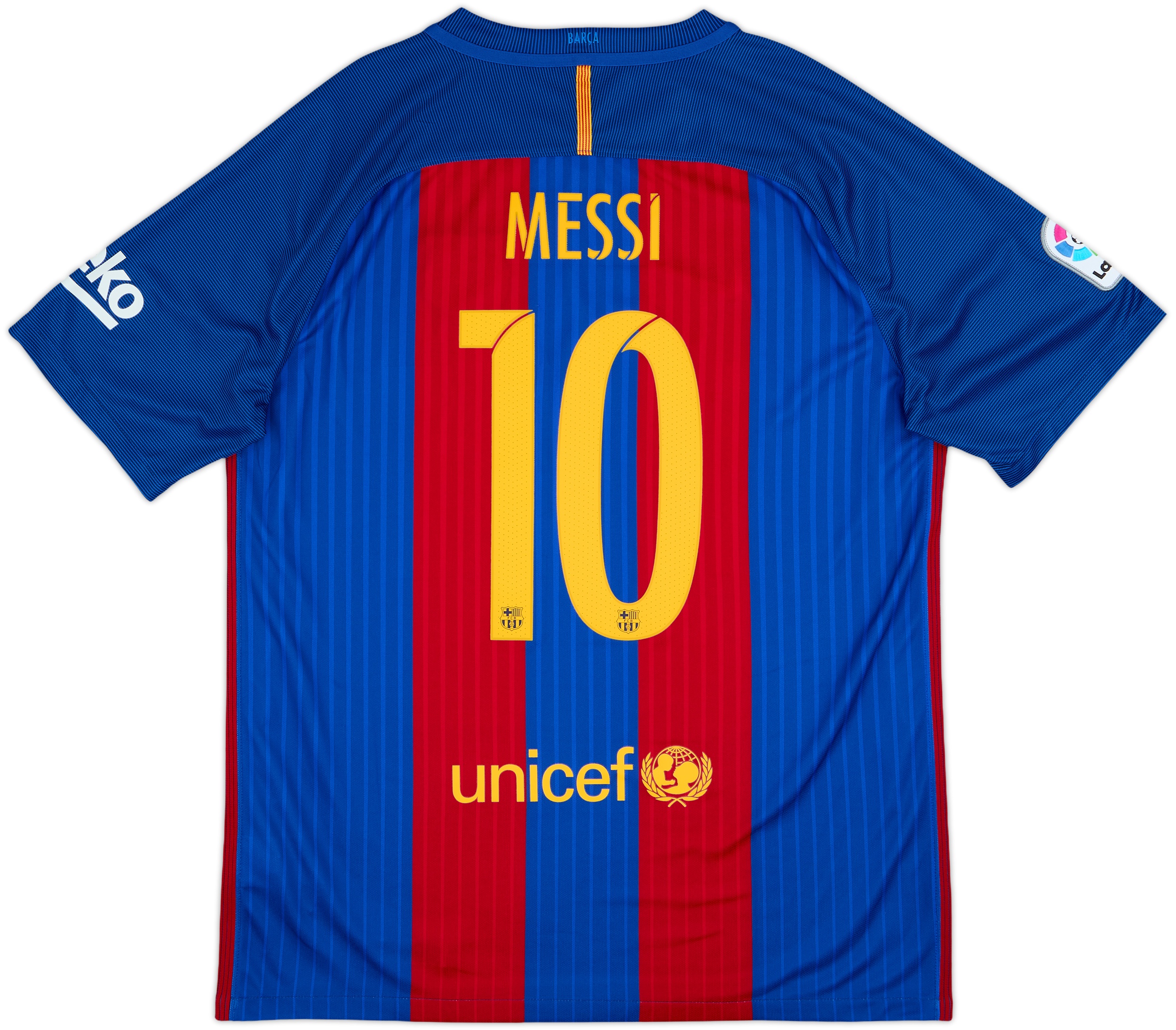 2016-17 Barcelona Home Shirt Messi #10 - 10/10 - (L)