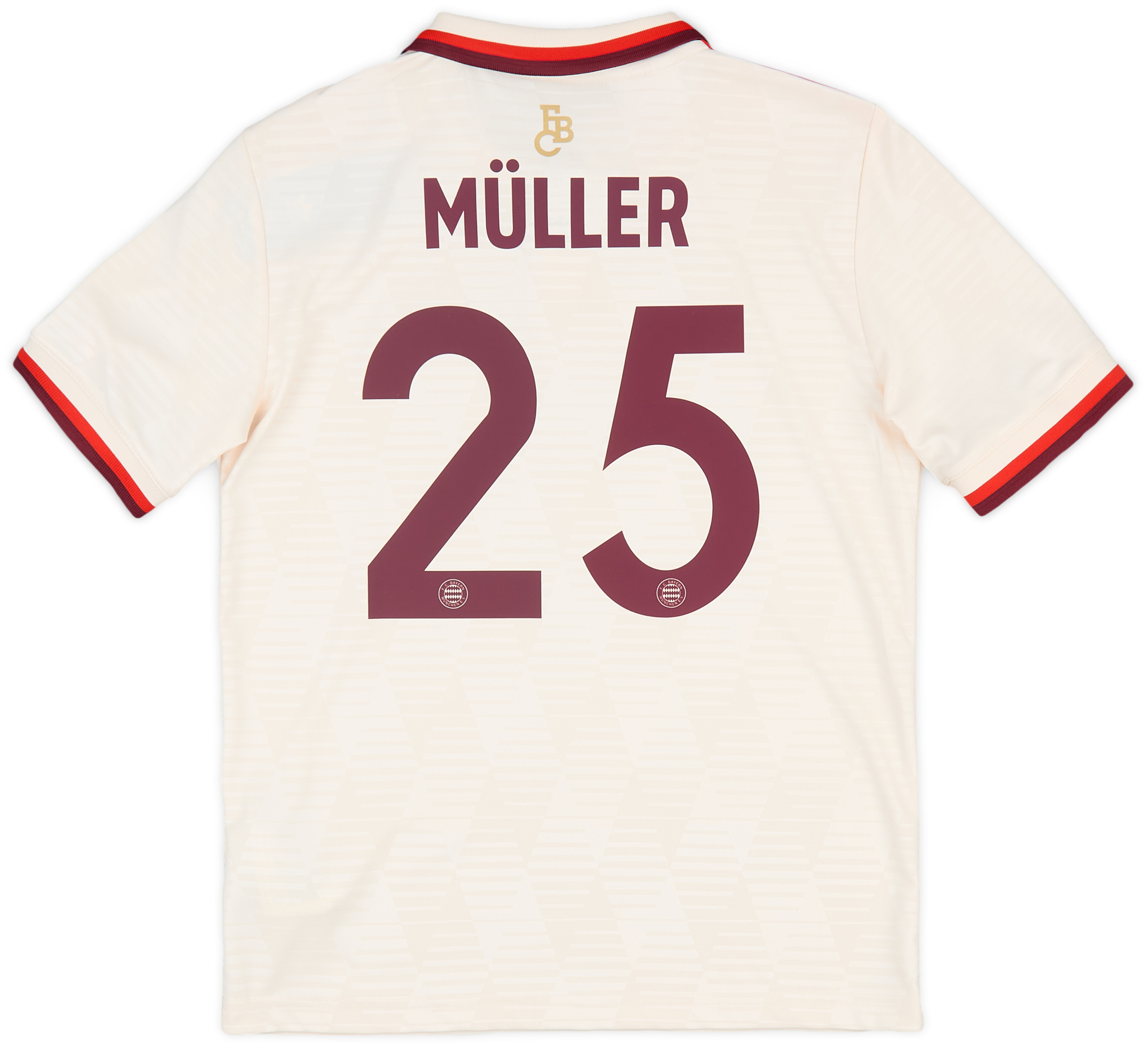 2023-24 Bayern Munich Match Issue Away Shirt Muller #25