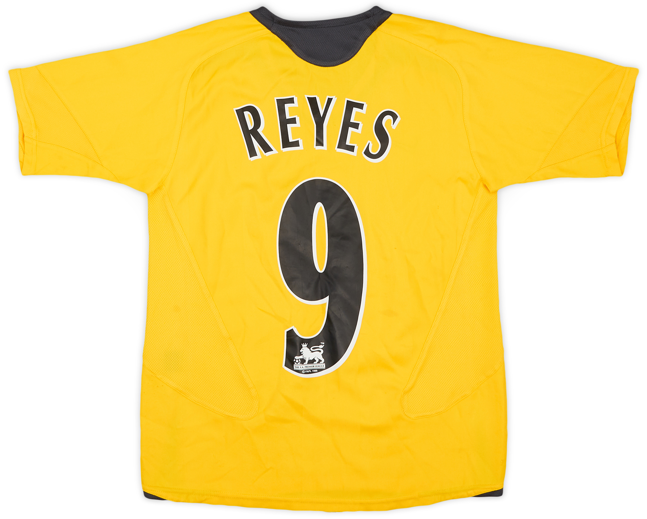 2005-06 Arsenal Away Shirt Reyes #9 - 5/10 - (S.Boys)