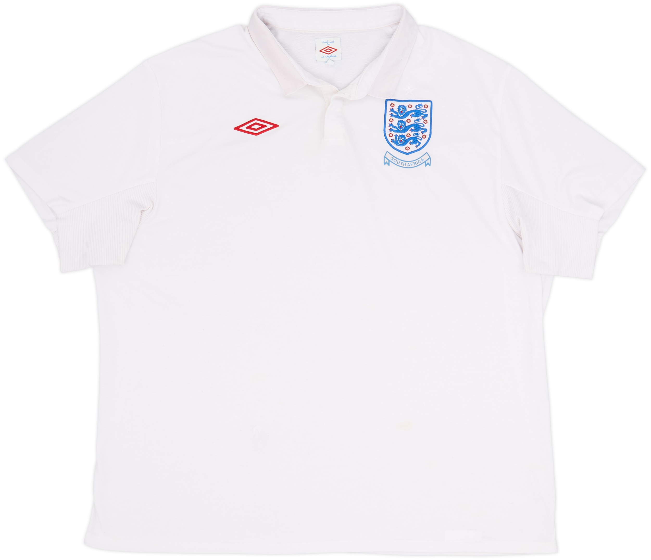 2009-10 England 'South Africa' Home Shirt - 9/10 - (4XL)