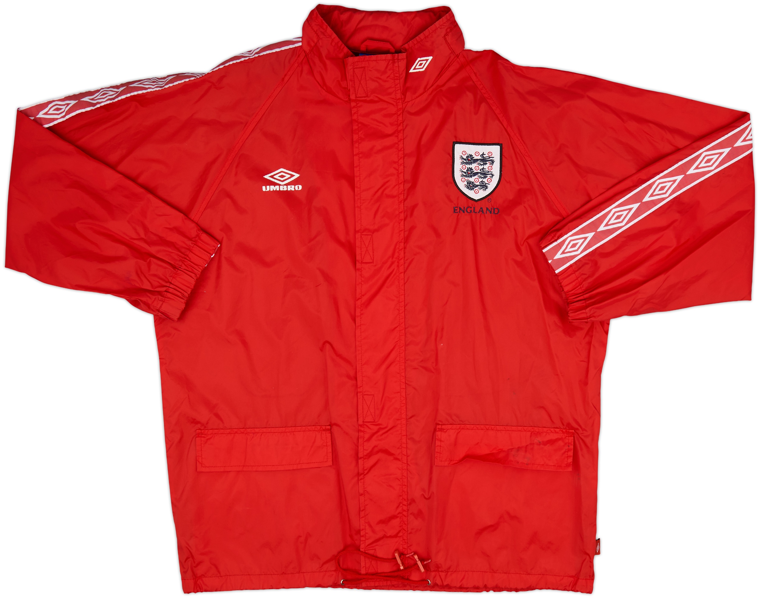 1998-00 England Umbro Hooded Rain Jacket - 6/10 - (M)