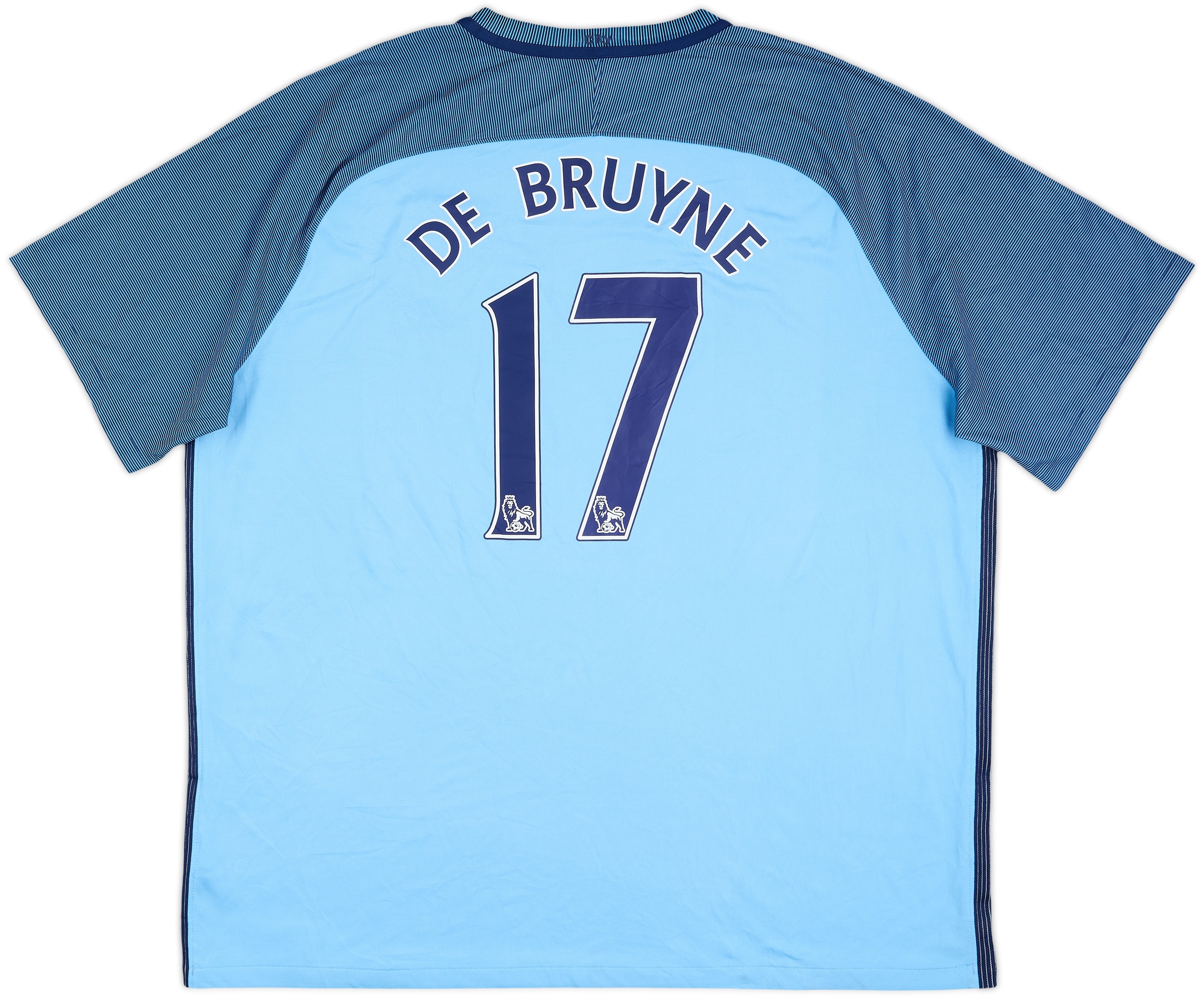 2016-17 Manchester City Home Shirt De Bruyne #17 - 4/10 - (3XL)