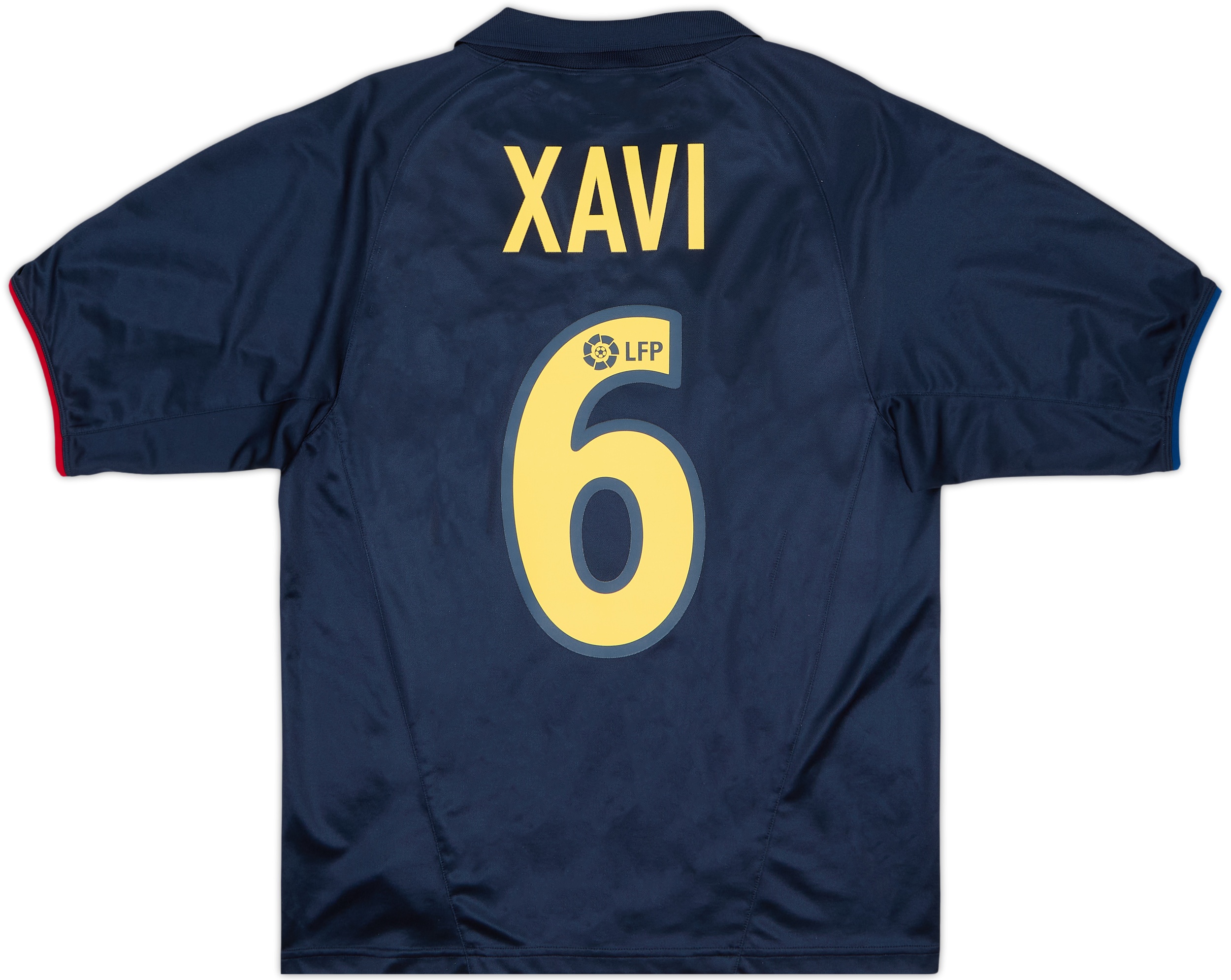 2002-03 Barcelona Basic Away Shirt Xavi #6 - 9/10 - (S)