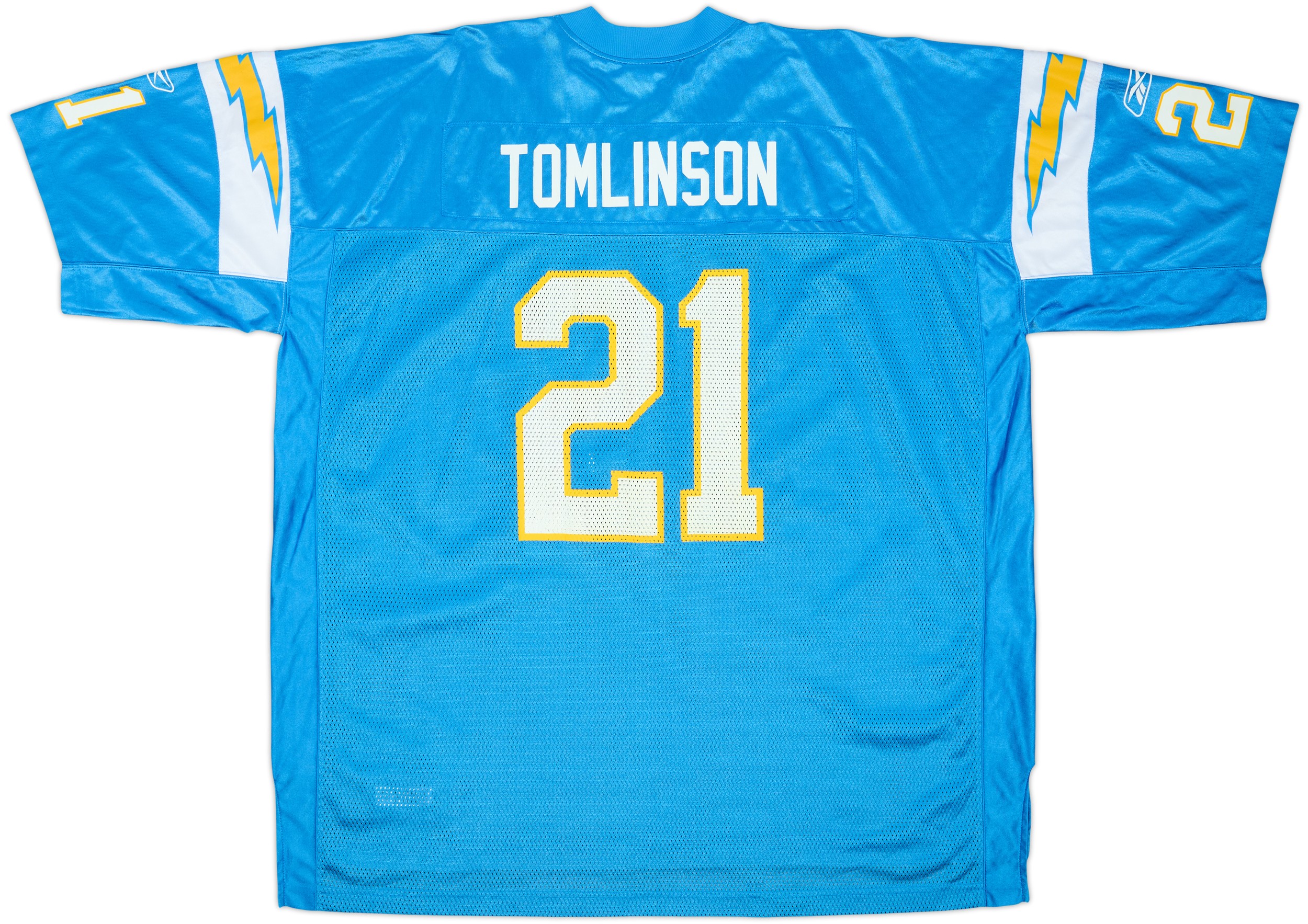 2005-06 San Diego Chargers Tomlinson #21 Reebok On Field Alternate