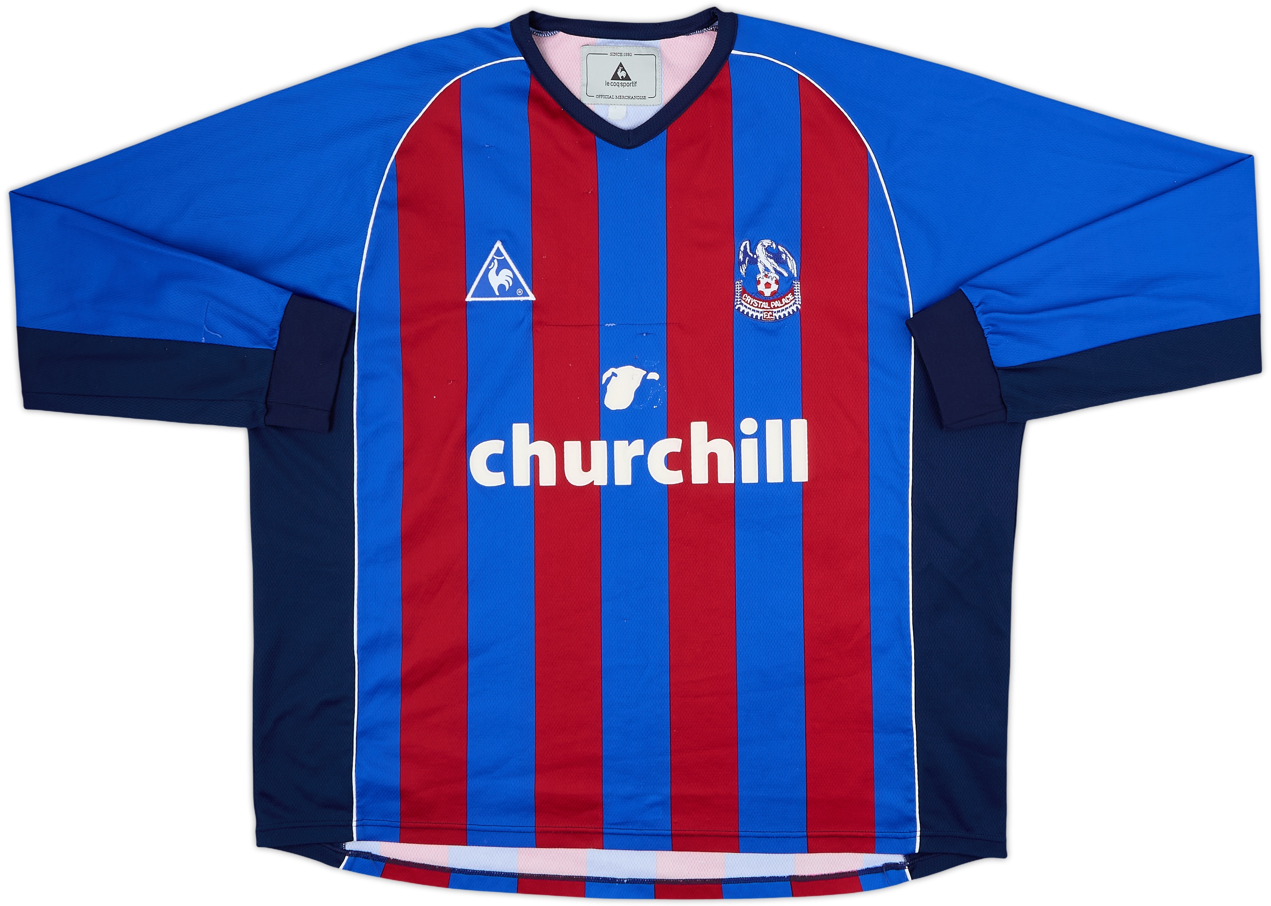 2002-03 Crystal Palace Home L/S Shirt - 5/10 - (L)