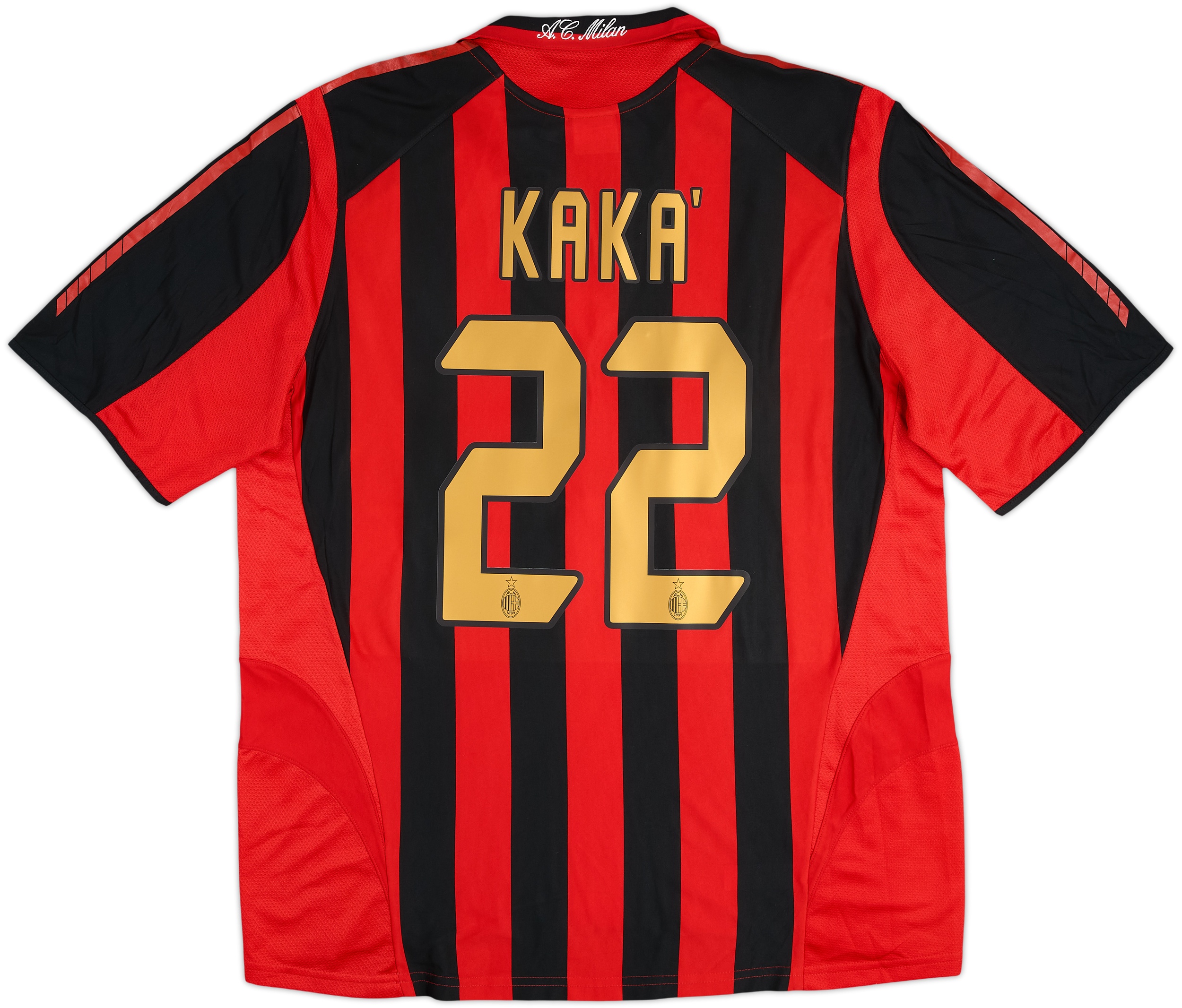 2005-06 AC Milan Home Shirt Kaka #22 - 8/10 - (L)