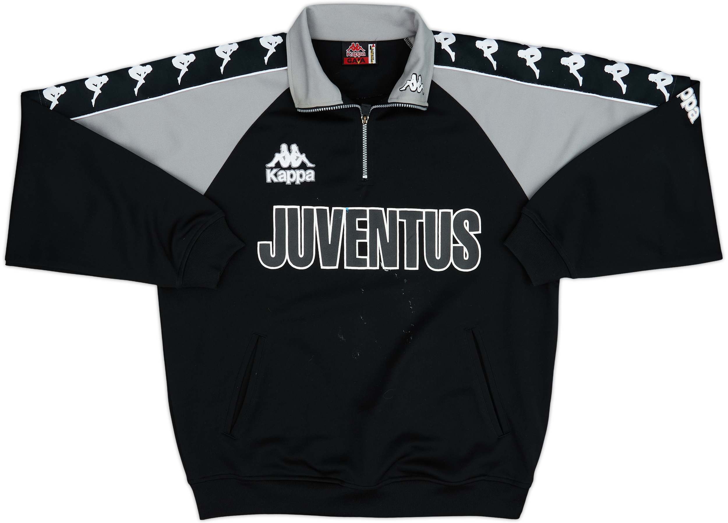 1995-96 Juventus Kappa 1/4 Zip Drill Top - 6/10 - (L)