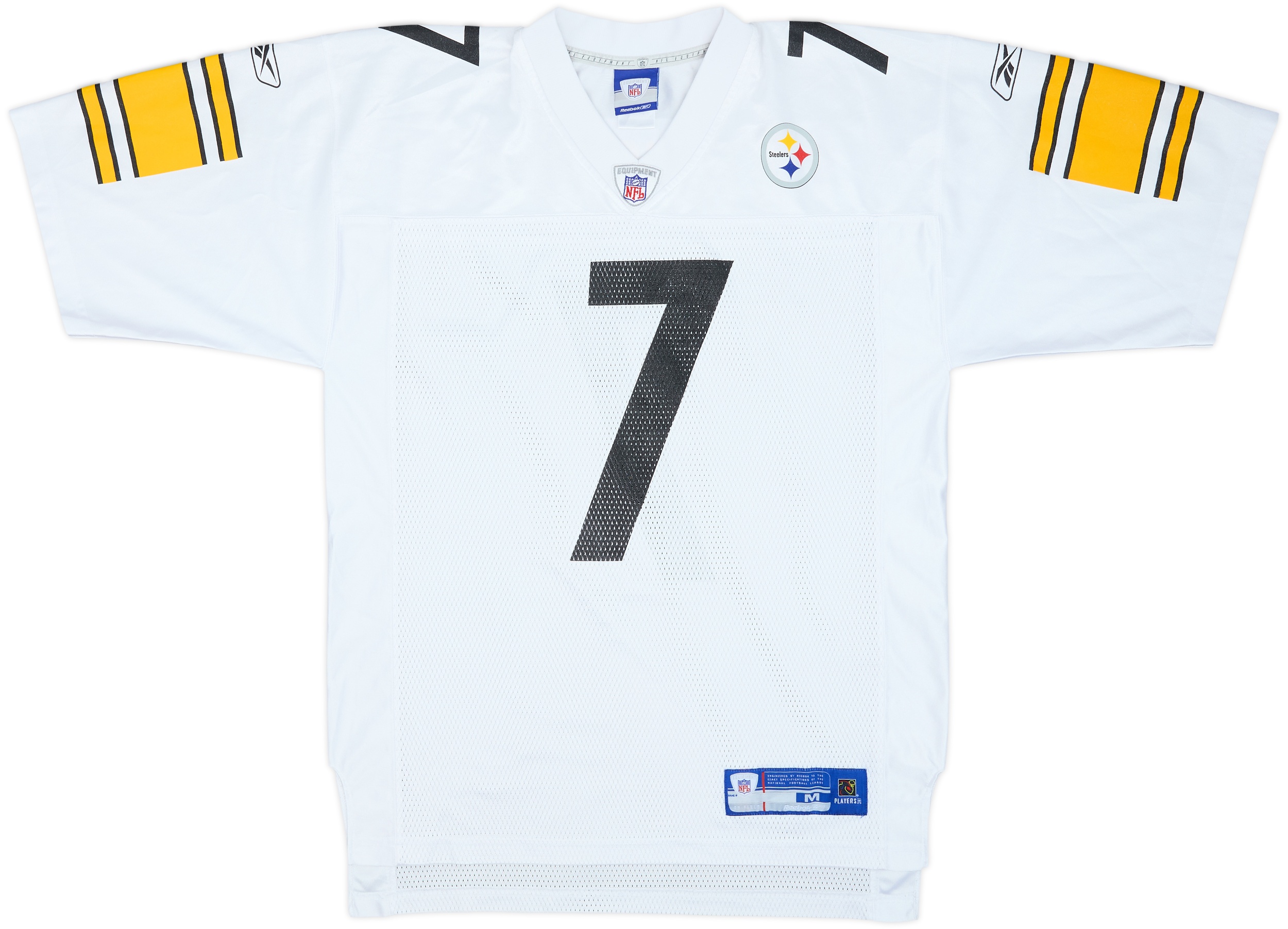2005-06 Pittsburgh Steelers Roethlisberger #7 Reebok On Field Away
