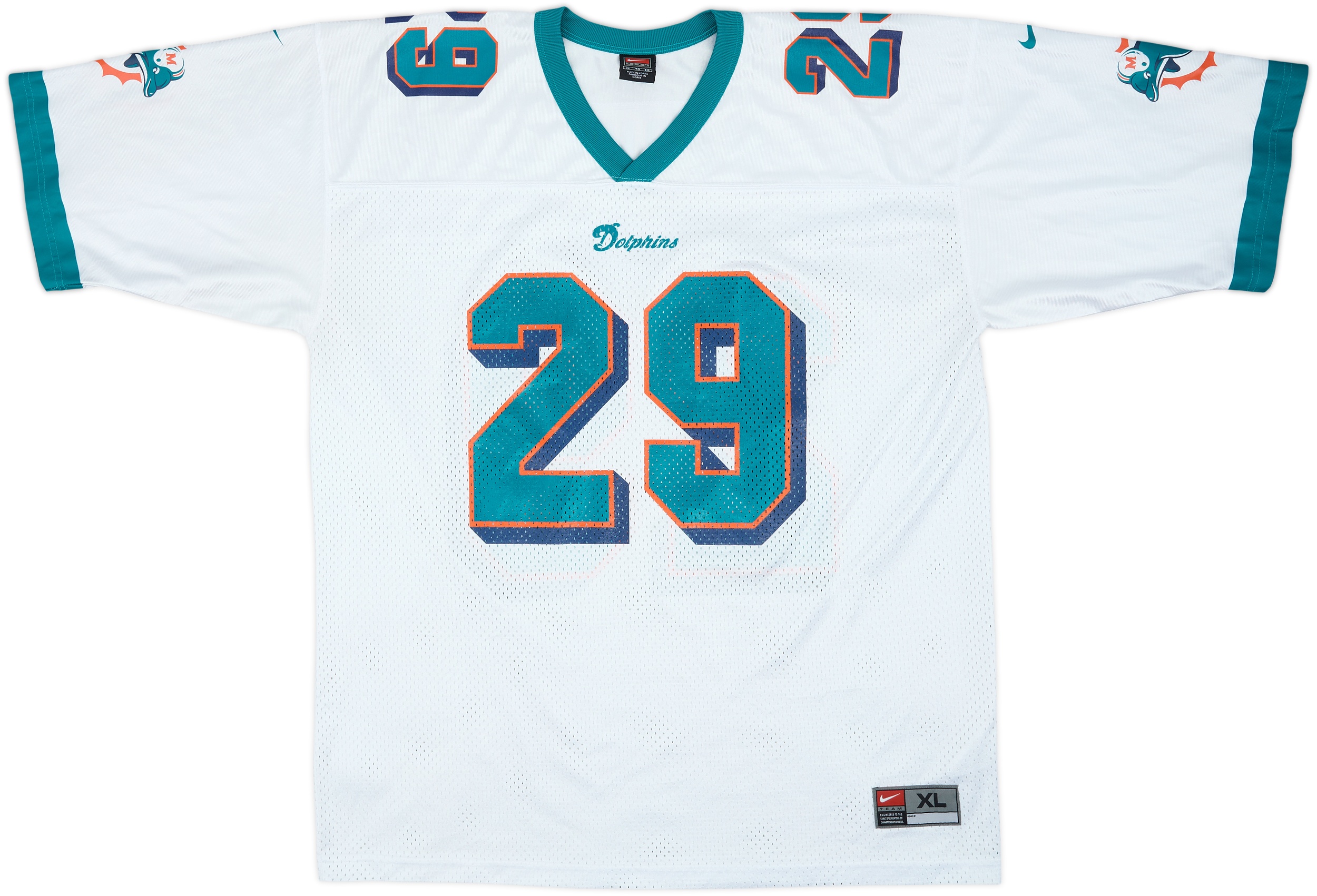 1997-00 Miami Dolphins Madison #29 Nike Away Jersey - 9/10 - (XL)