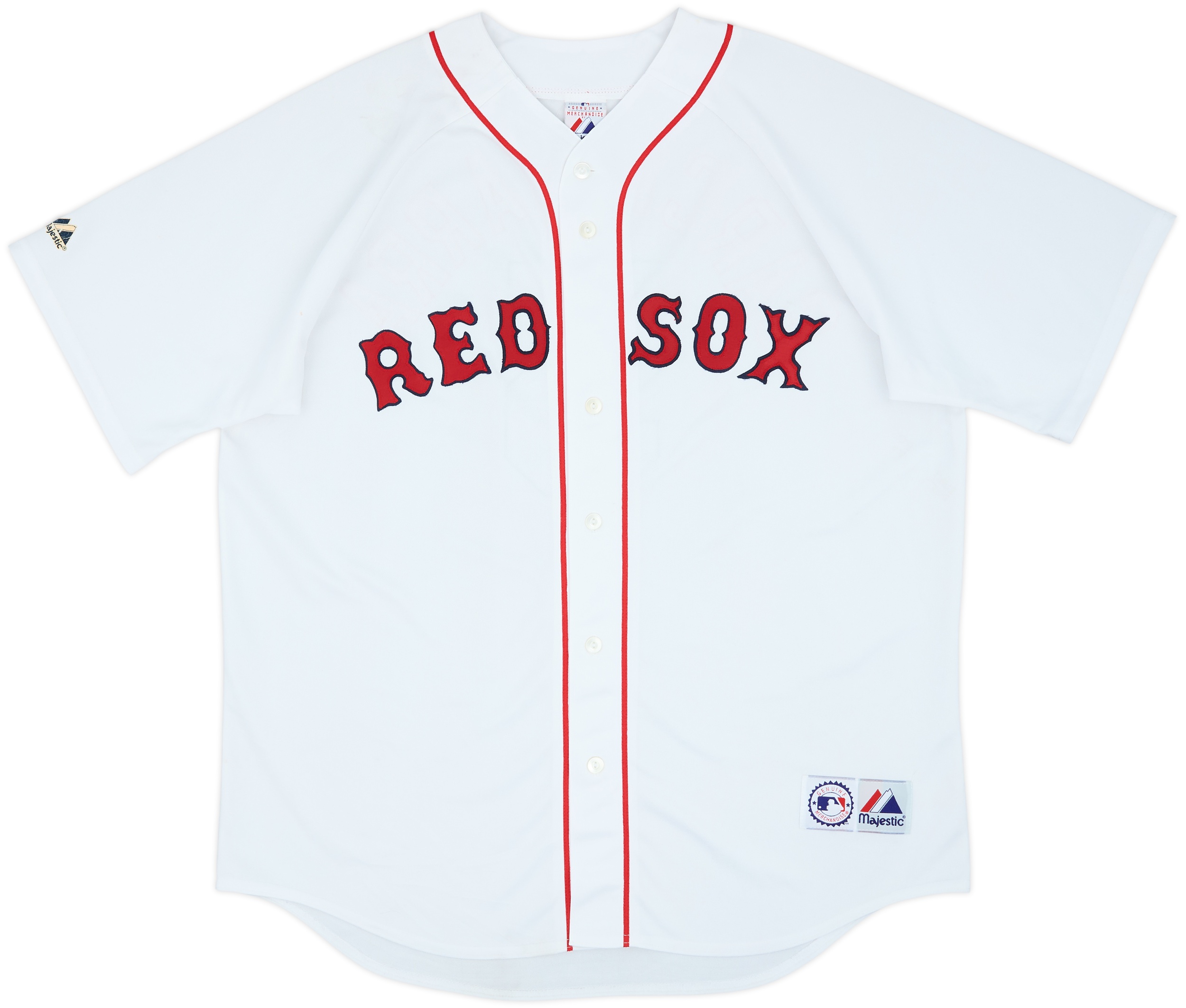 2003-04 Boston Red Sox Garciaparra #5 Majestic Home Jersey - 7/10