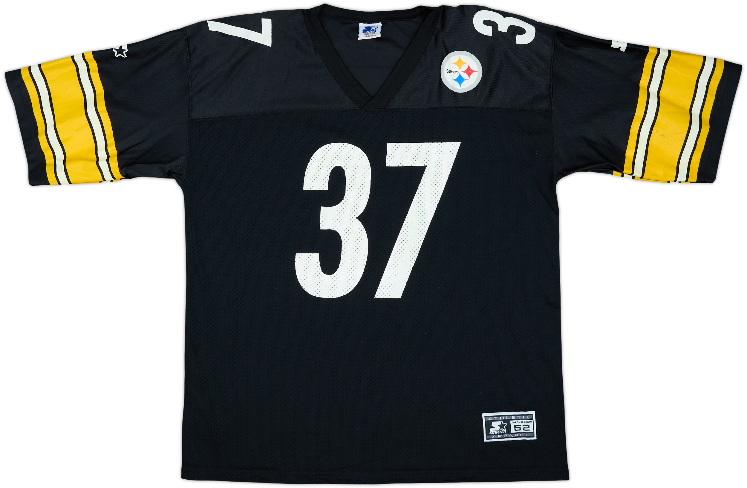 1997-98 Pittsburgh Steelers Lake #37 Starter Home Jersey - 8/10 - (XL)