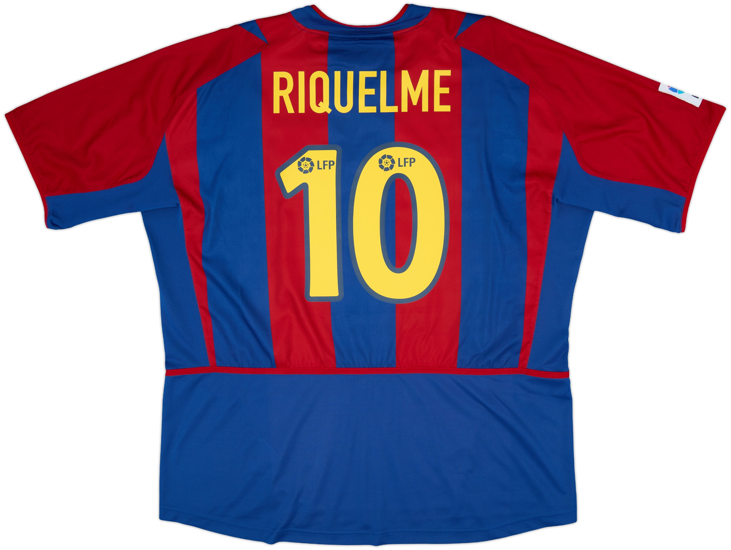 2002-03 Barcelona Home Shirt Riquelme #10 - 8/10 - (XXL)