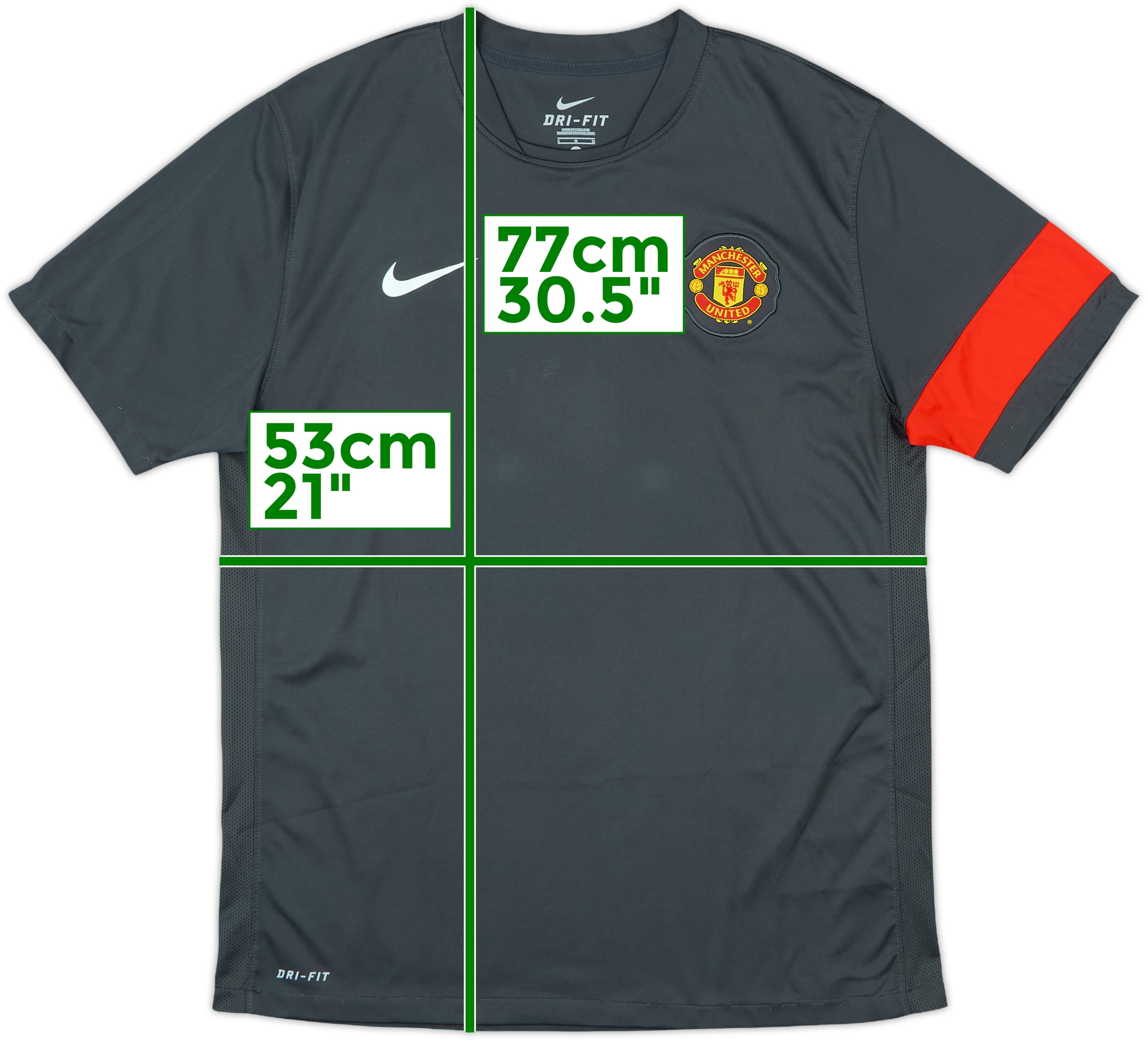 2010-11 Manchester United Nike Training Shirt - 6/10 - (L)