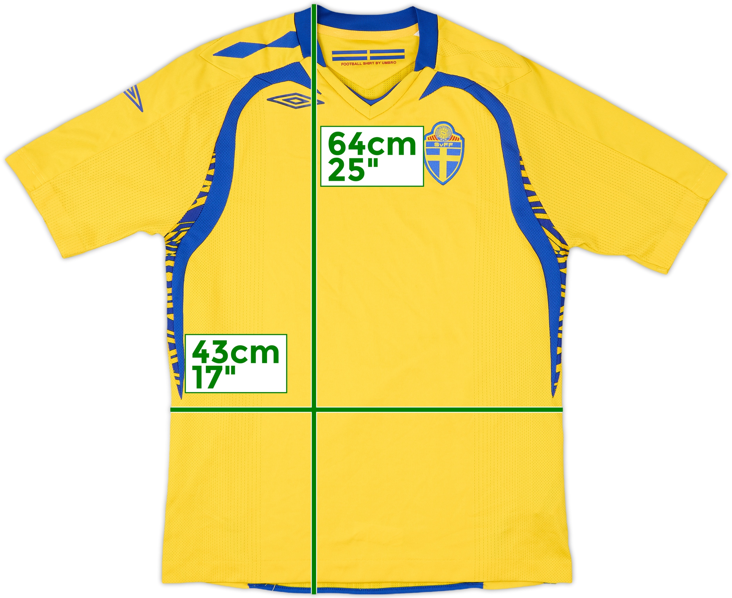 ウェア 00s umbro Sweden national team uniform SWEDEN NATIONAL TEAM 2006/2008 HOME FOOTBALL SHIRT JERSEY