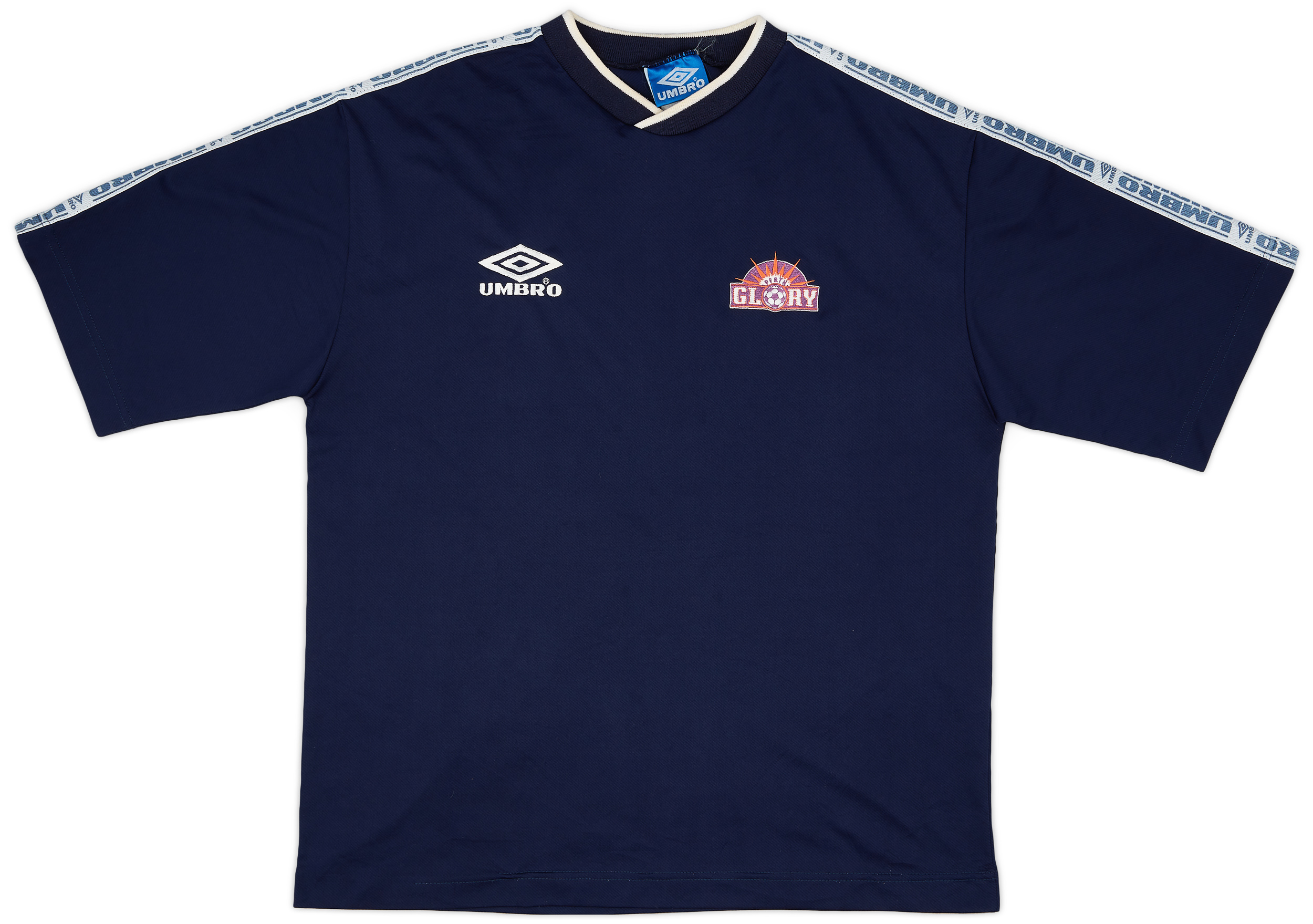 UMBRO TRAINING SHIRT JERSEY BIG LOGO sz 2XL MEN BLACK | eBay