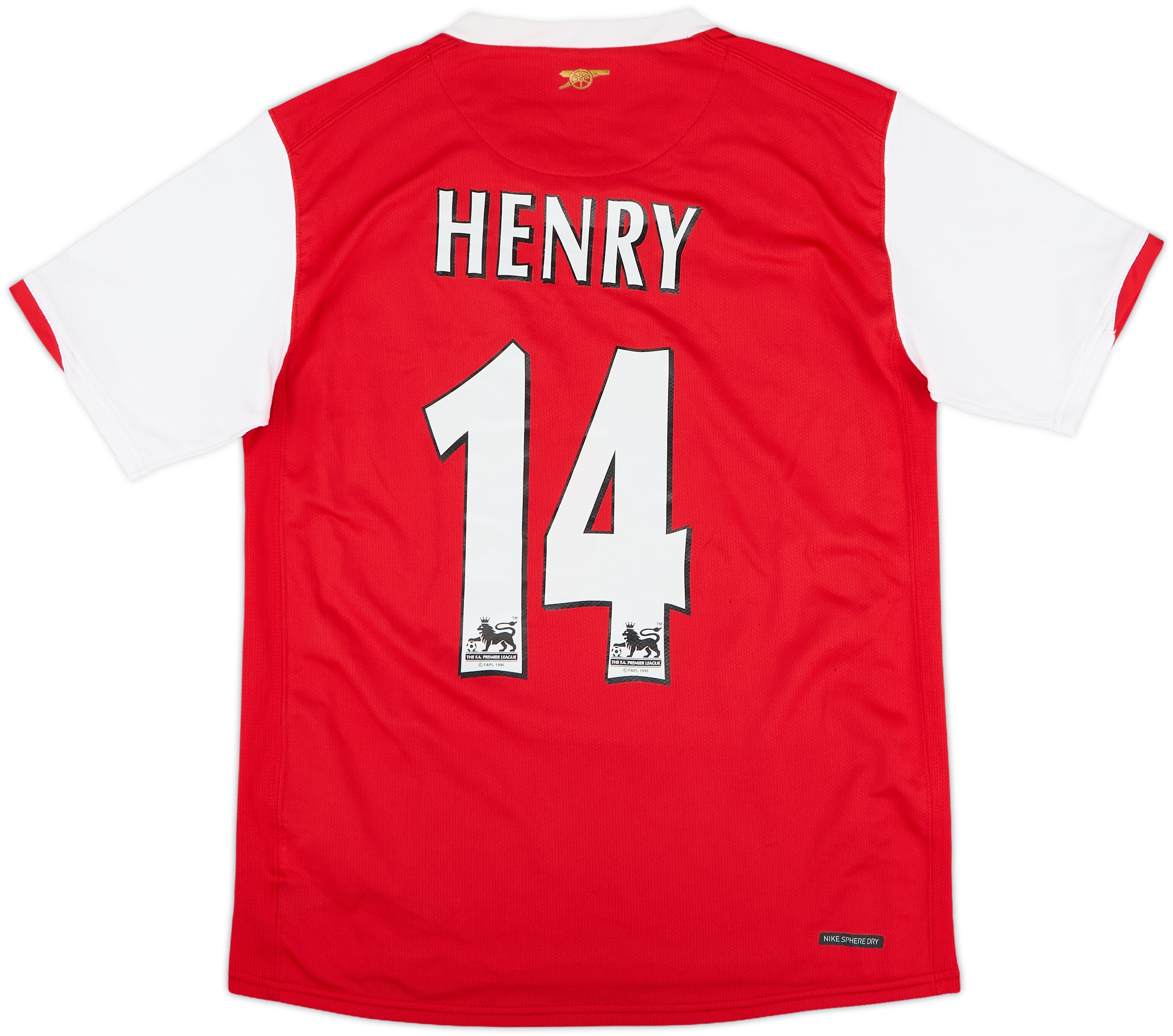 2006-08 Arsenal Home Shirt Henry #14 - 6/10 - (XL.Boys)