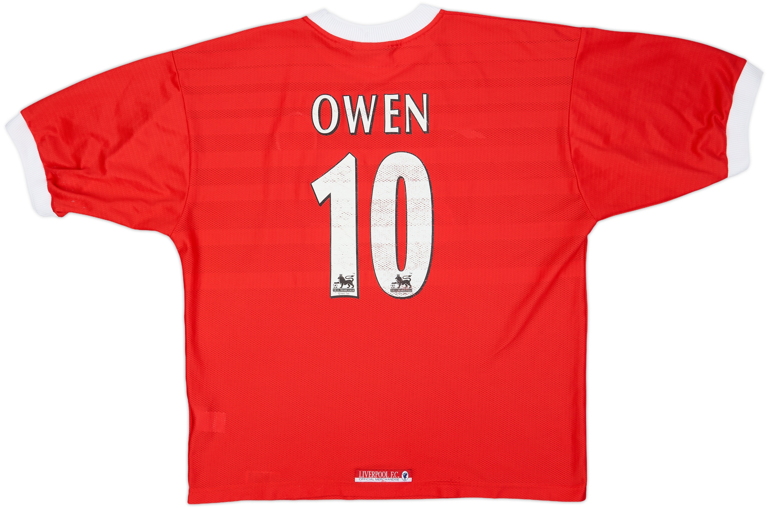 01/03リバプール　ホーム　オーウェンMサイズ リバプール 02/03 ユニフォーム オーウェン Owen 正規品 送料