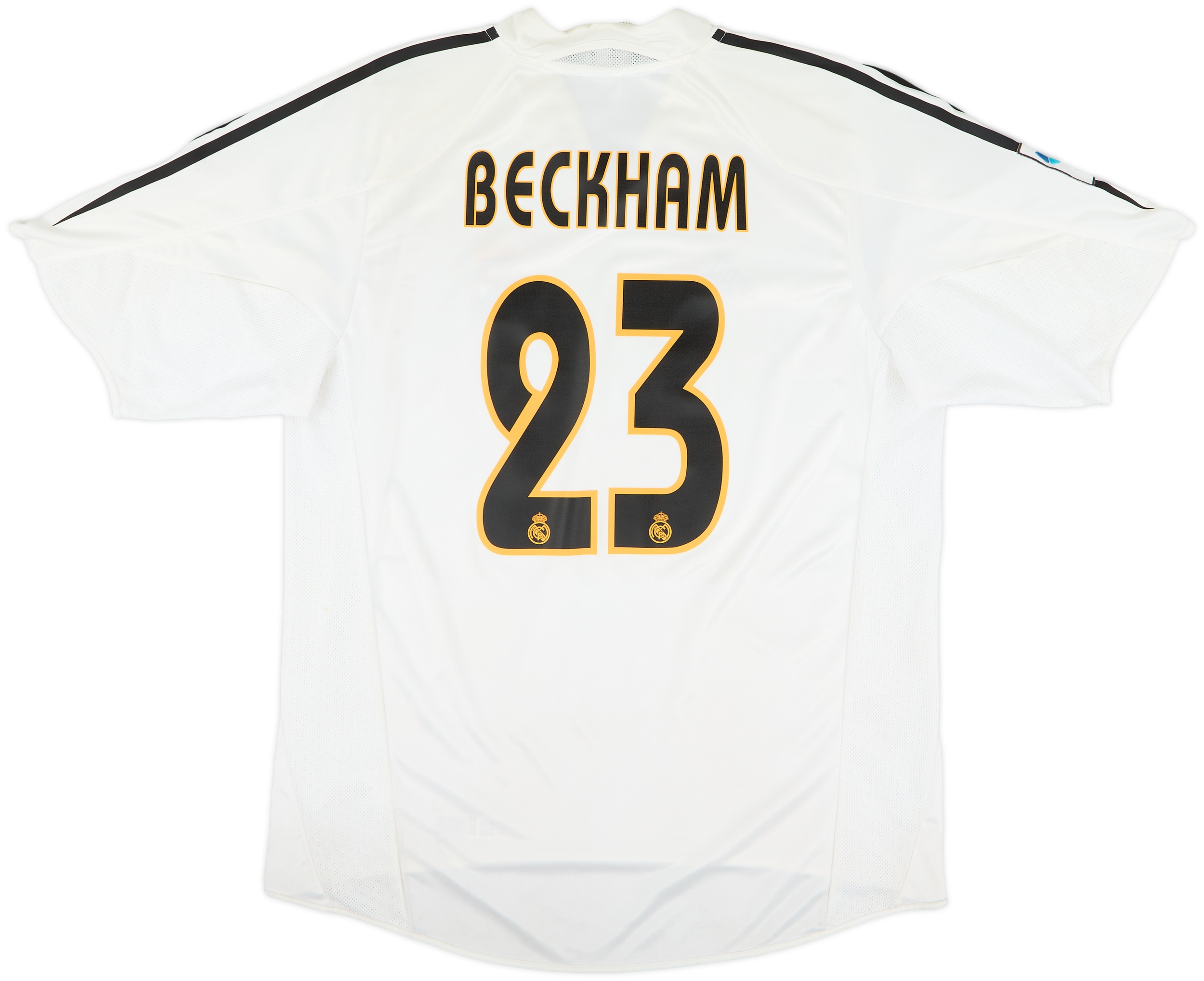 Real Madrid BECKHAM 23 長袖シャツ Real Madrid BECKHAM 23 長袖シャツ BECKHAM R MADRID BLACK