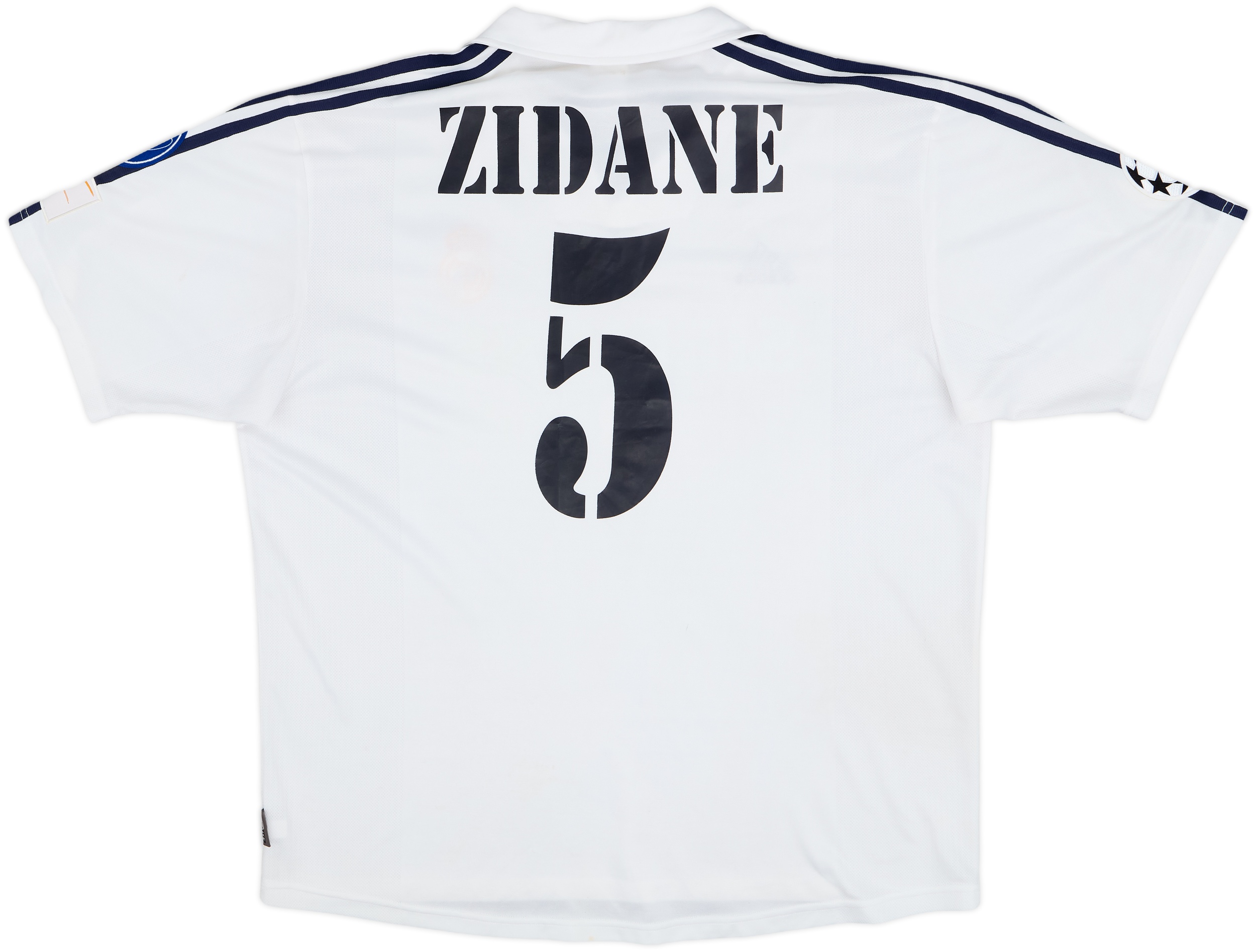 2002-03 Real Madrid Centenary Home Shirt Zidane #5 - 7/10 - (XL)