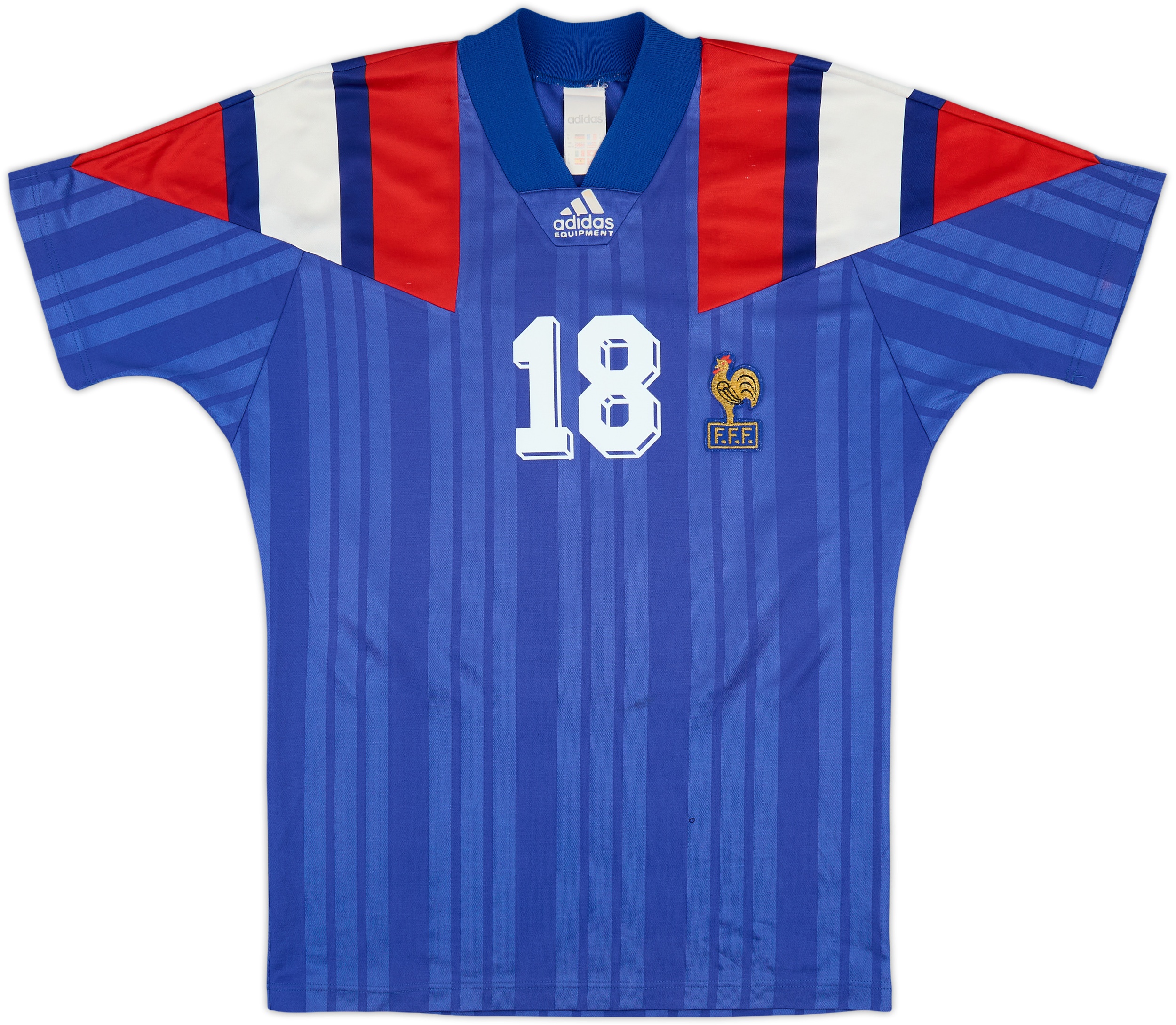 R15 古着92-94 adidasフランス代表 パパン　カントナ　デシャン R15 古着92-94 adidasフランス代表 パパン カントナ デシャン