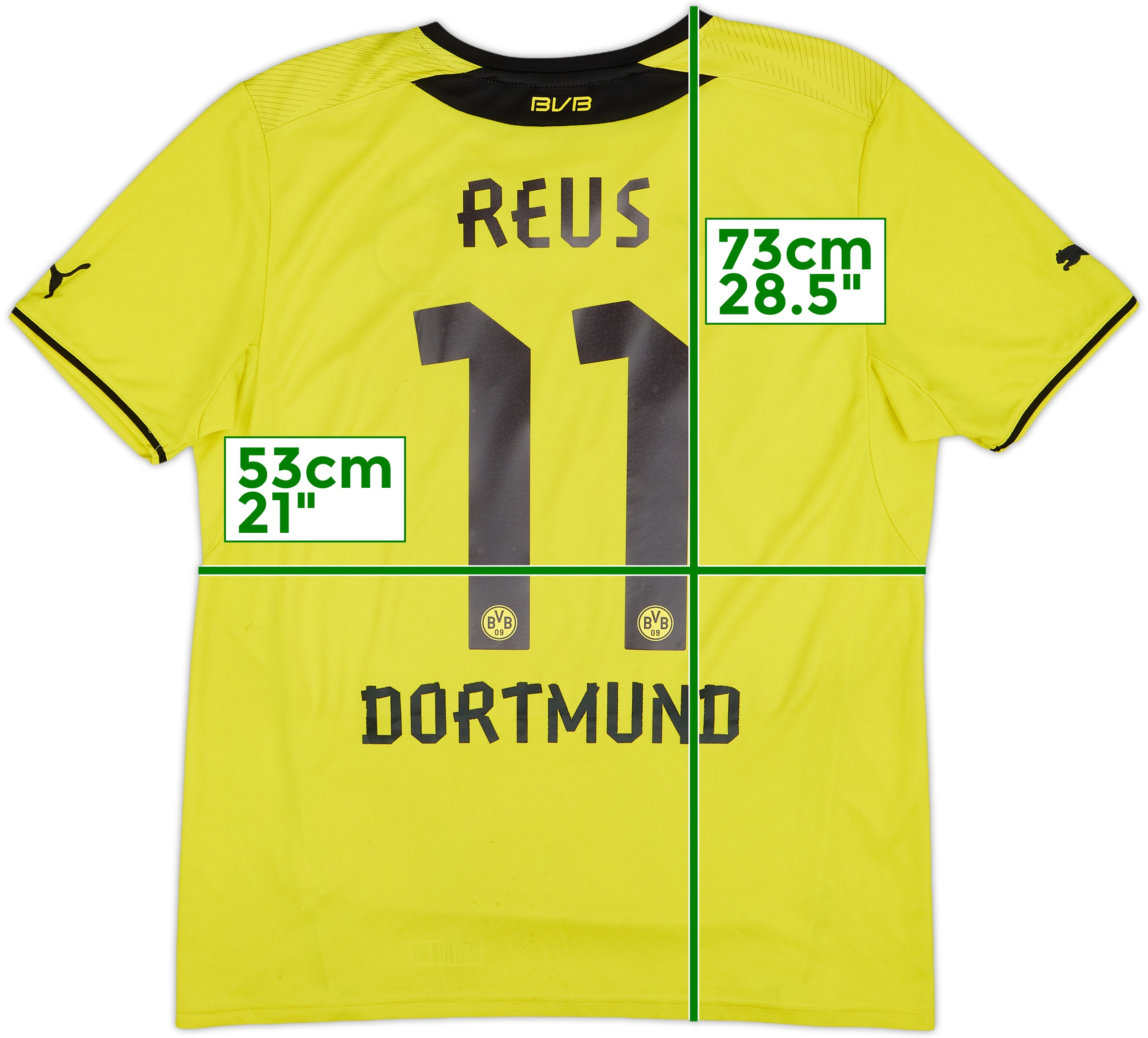2013-14 Borussia Dortmund Home Shirt Reus #11 - 7/10 - (L)