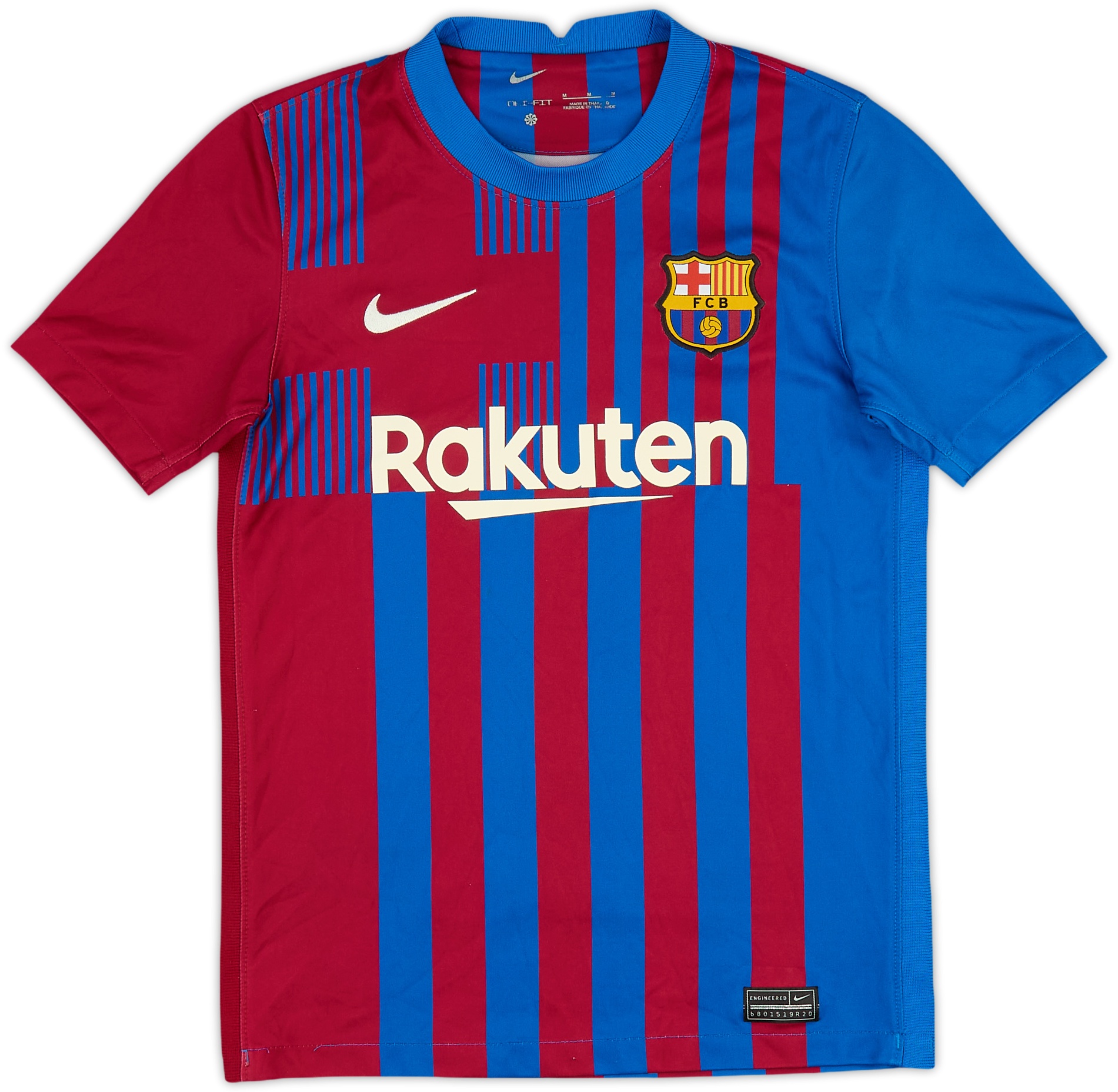 2021-22 Barcelona Home Shirt - 7/10 - (M.Boys)