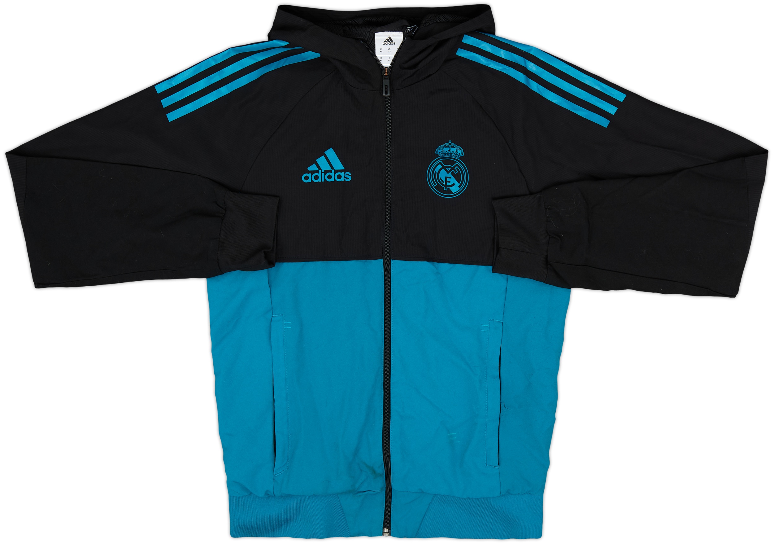 美品　Real Madrid ブラック ジャケット　xs 50015491_1.jpg
