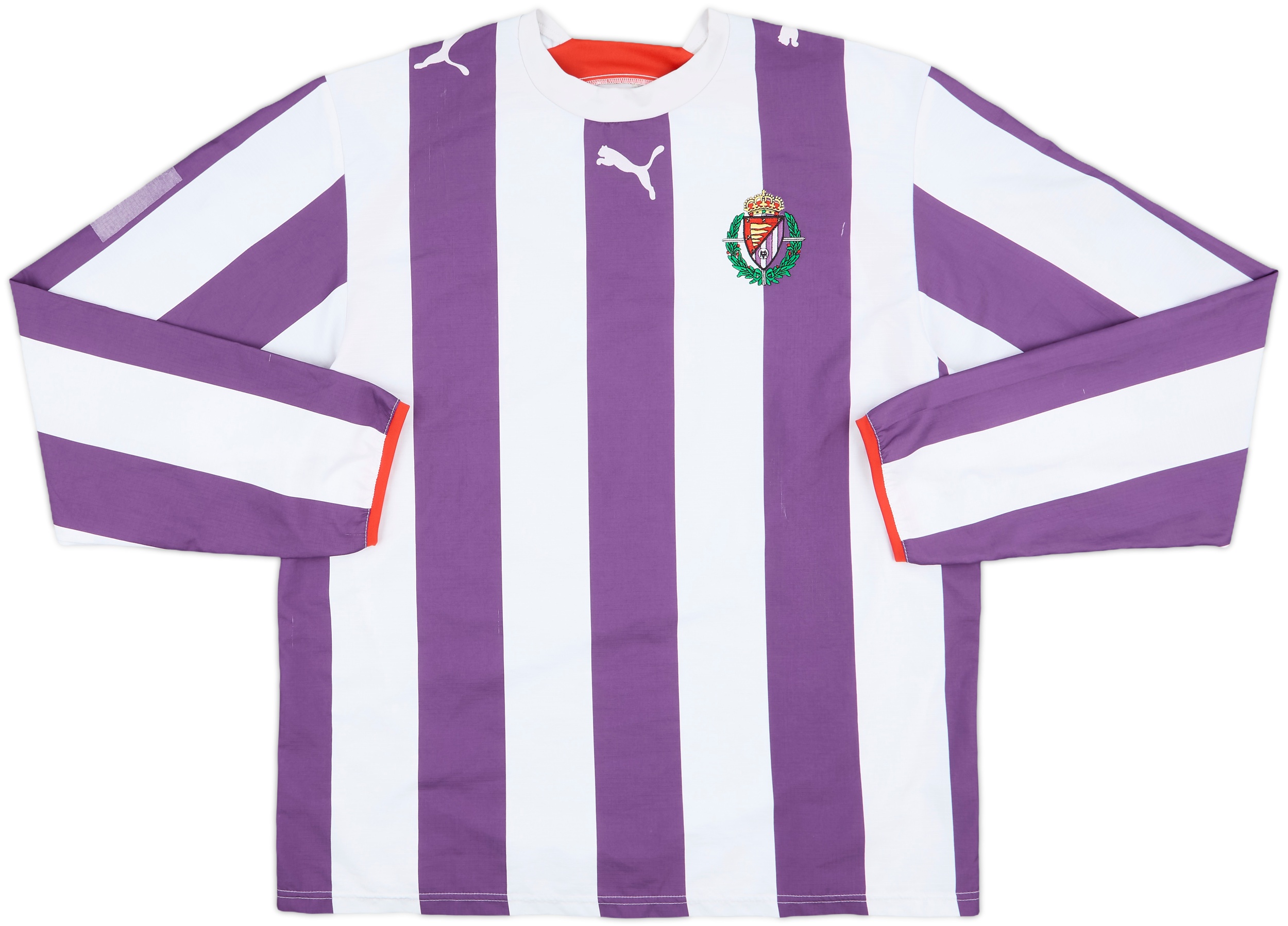 2006-07 Real Valladolid Home L/S Shirt - 8/10 - (L)