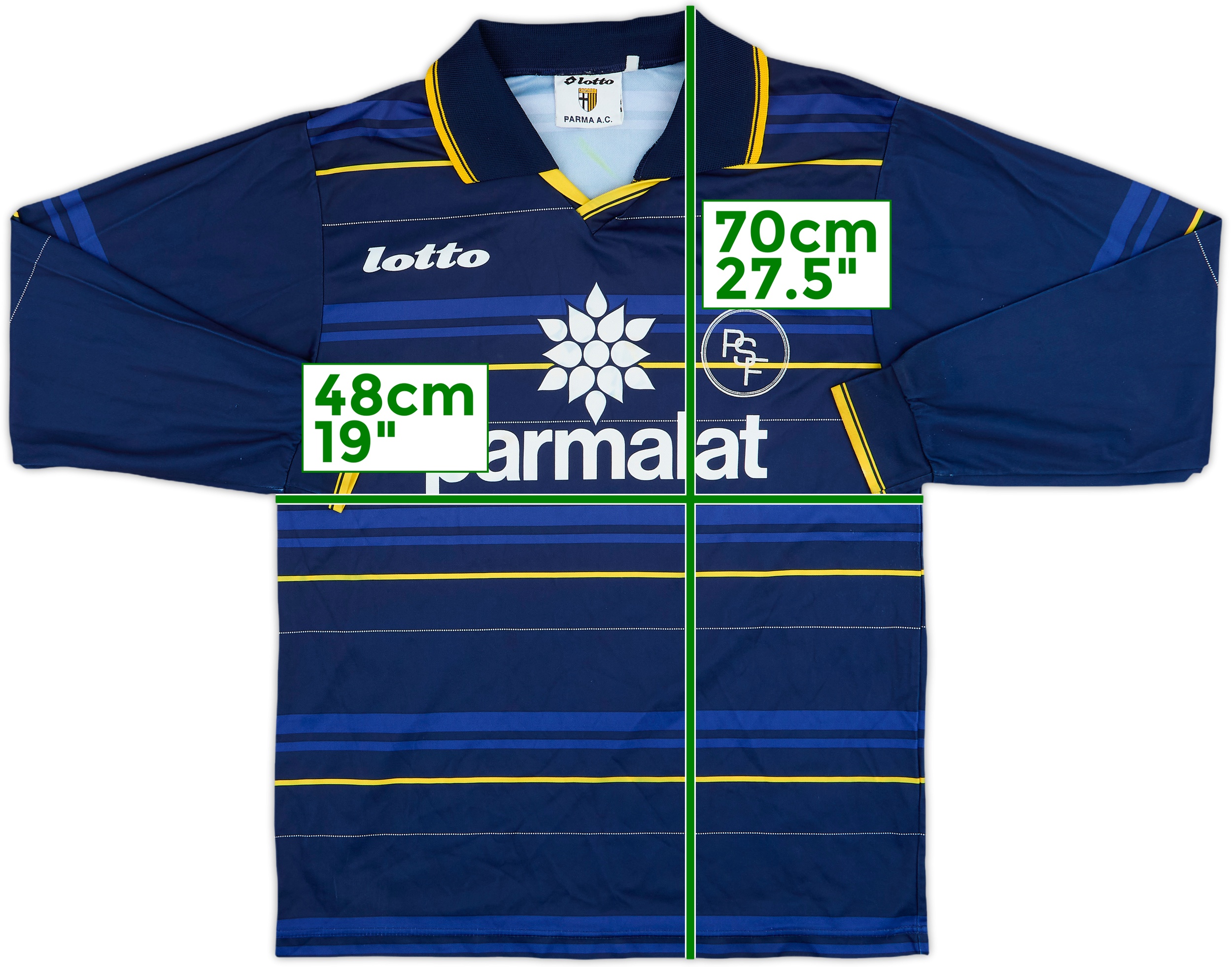 1998-99 Parma Third L/S Shirt #11 - 7/10 - (M)