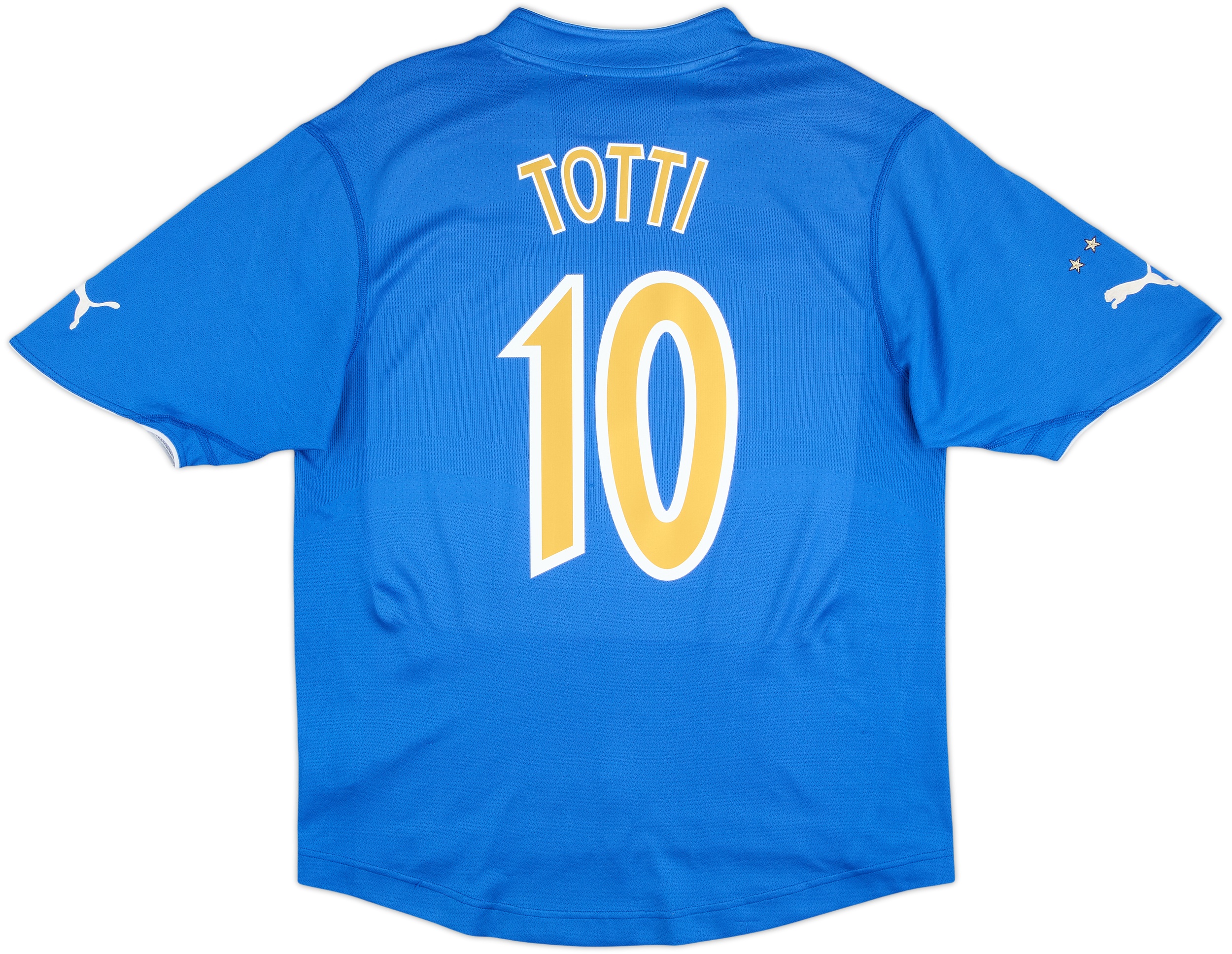 TOTTI トッティー ユニフォーム 2003-04 Italy Home Shirt Totti #10 - 7/10 - (M)