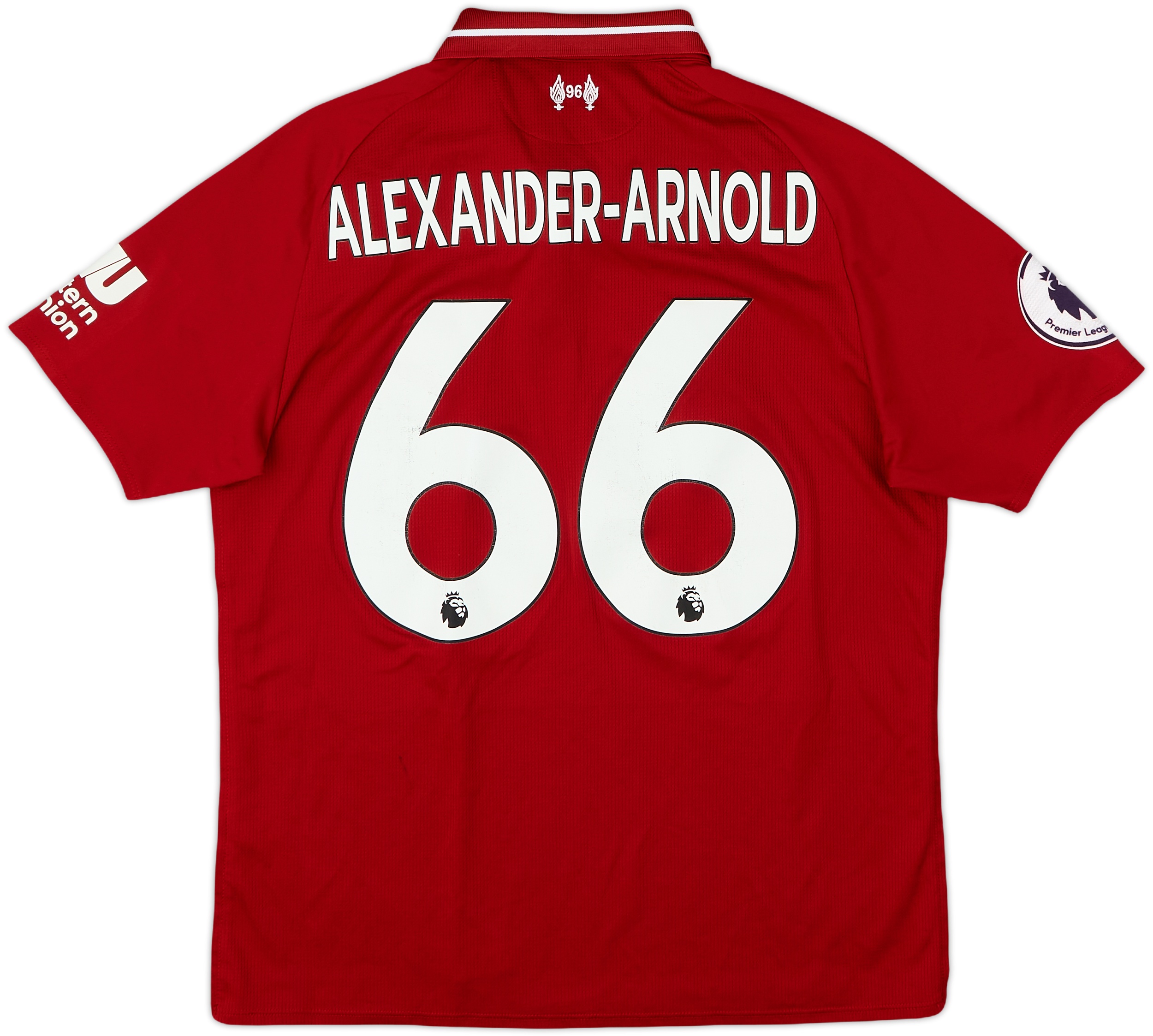 リバプール アレクサンダー・アーノルド シャツ 66 2018-19 Liverpool Home Shirt Alexander-Arnold #66 - 5/10 - (S)
