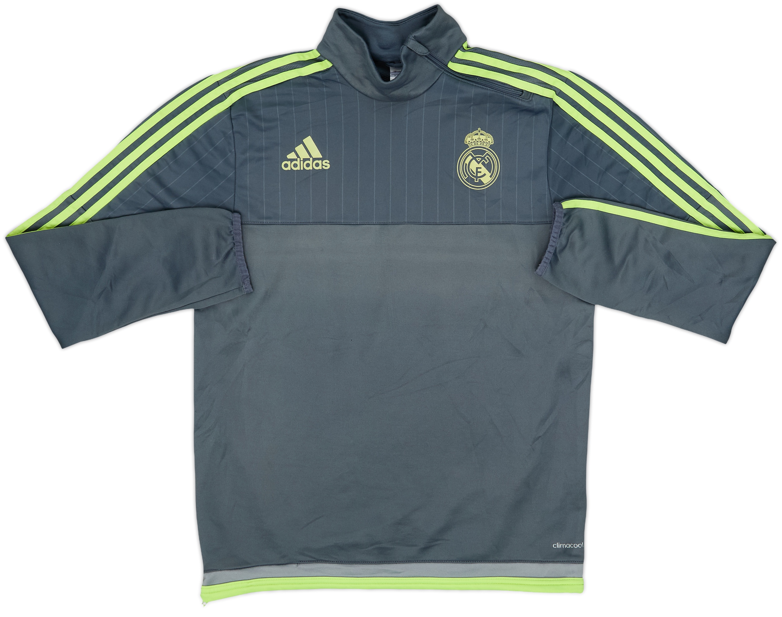 2015-16 Real Madrid adidas 1/4 Zip Training Top - 7/10 - (S)