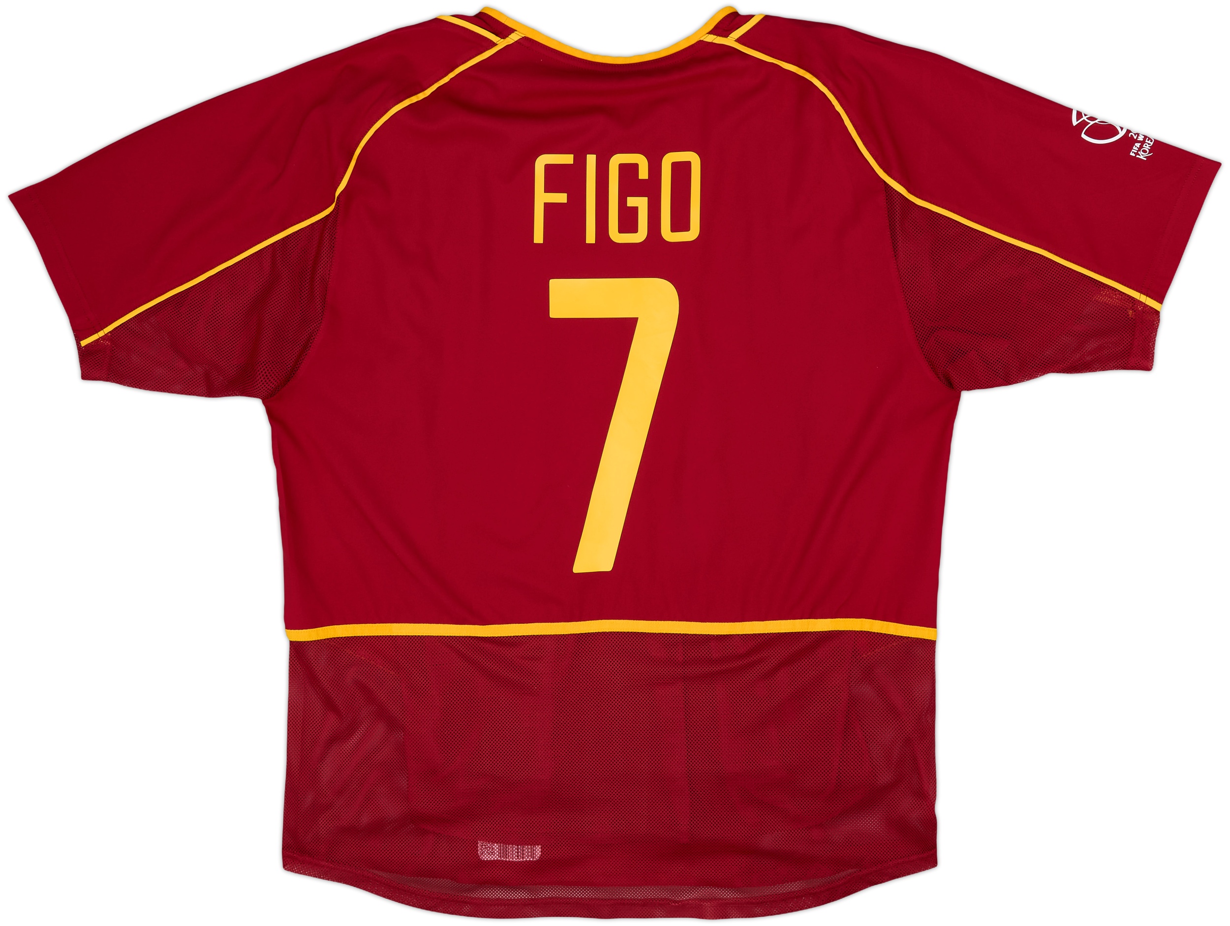 2002-04 Portugal Player Issue Home Shirt Figo #7 - 9/10 - (L)