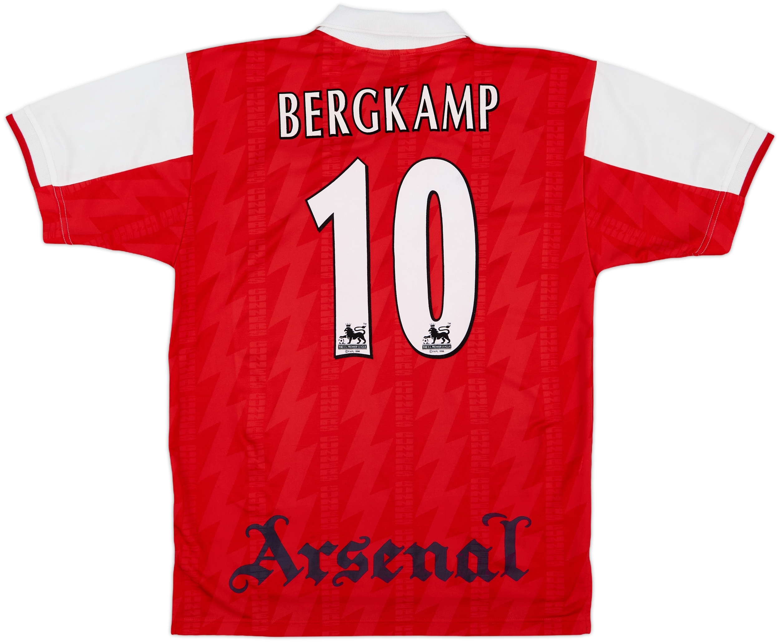 1994-96 Arsenal Home Shirt Bergkamp #10 - 8/10 - (M)