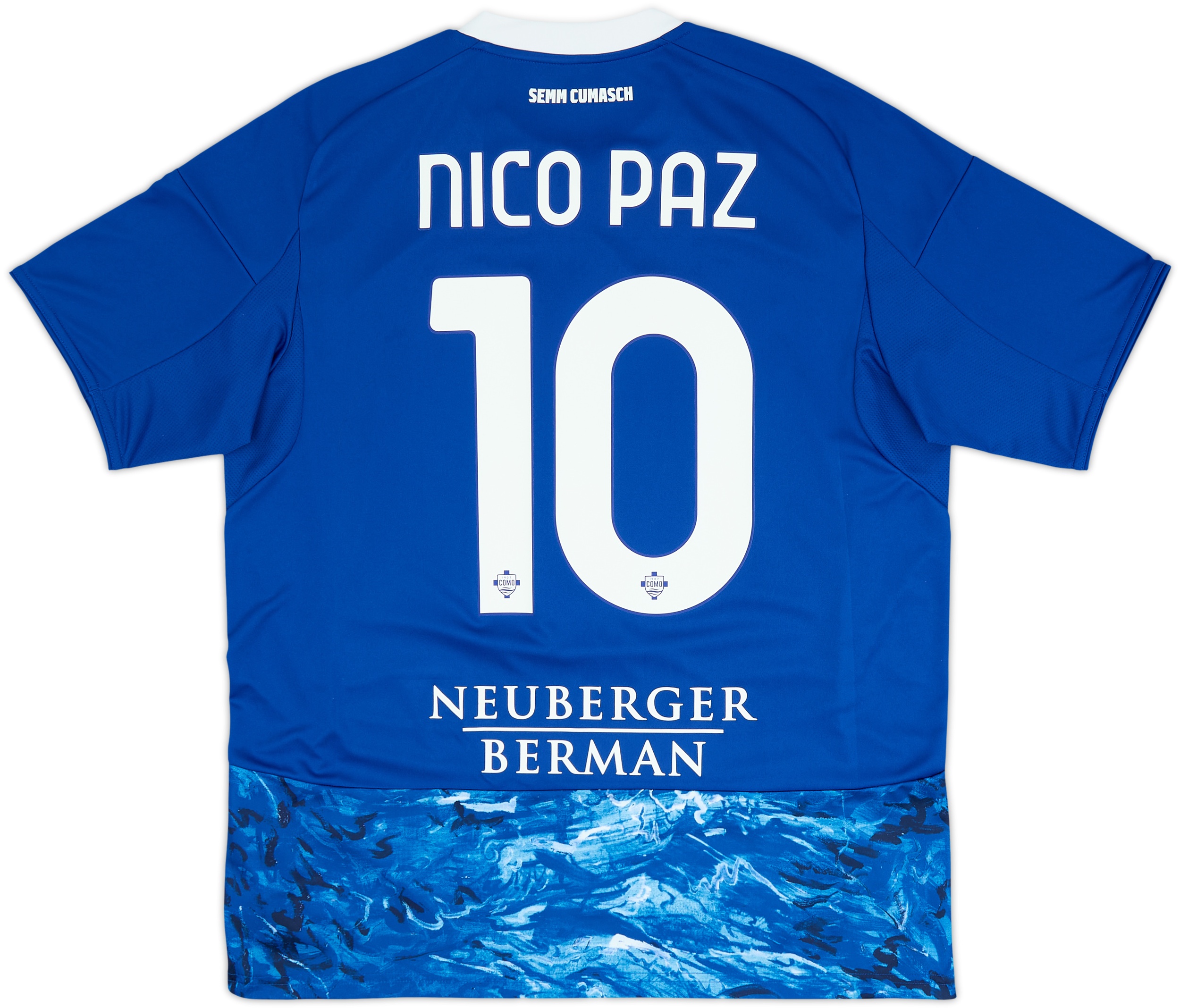 2025-26 Como Home Shirt Nico Paz #10