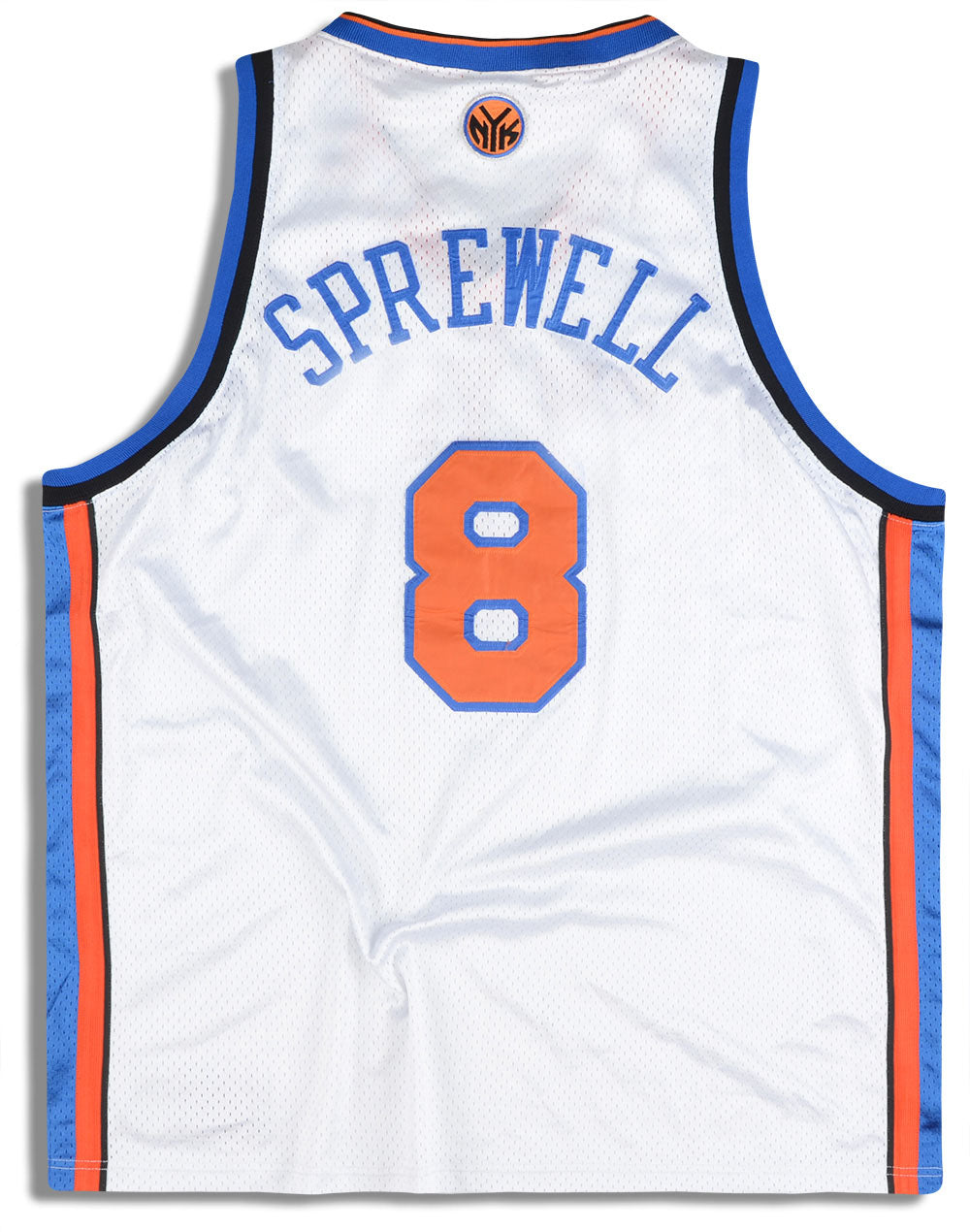 NBA NIKE 90's KNICKS ＃8 SPREWELL Nike New York Knicks Latrell Sprewell Throwback NBA