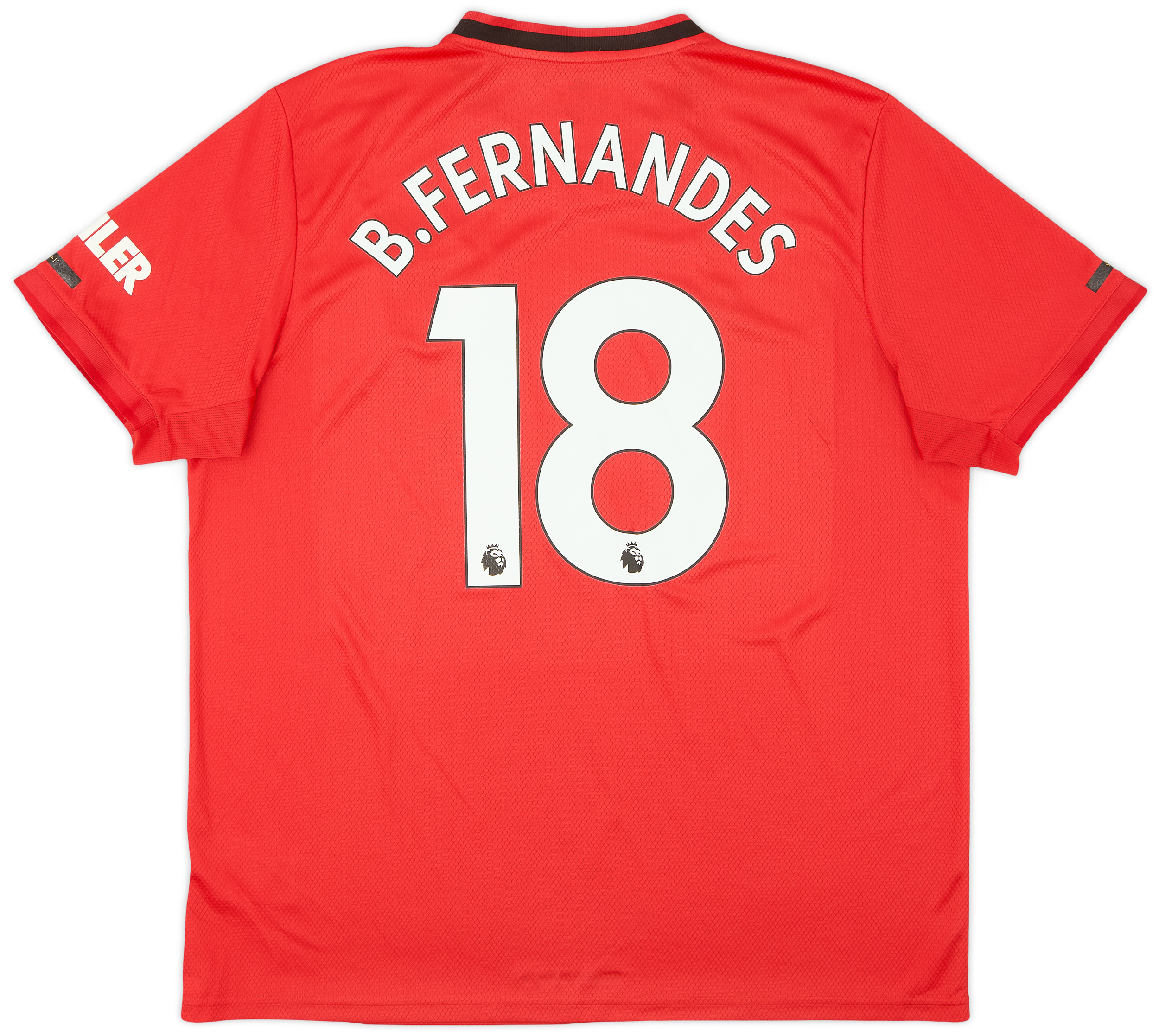 2019-20 Manchester United Home Shirt B.Fernandes #18 - 8/10 - (XL)