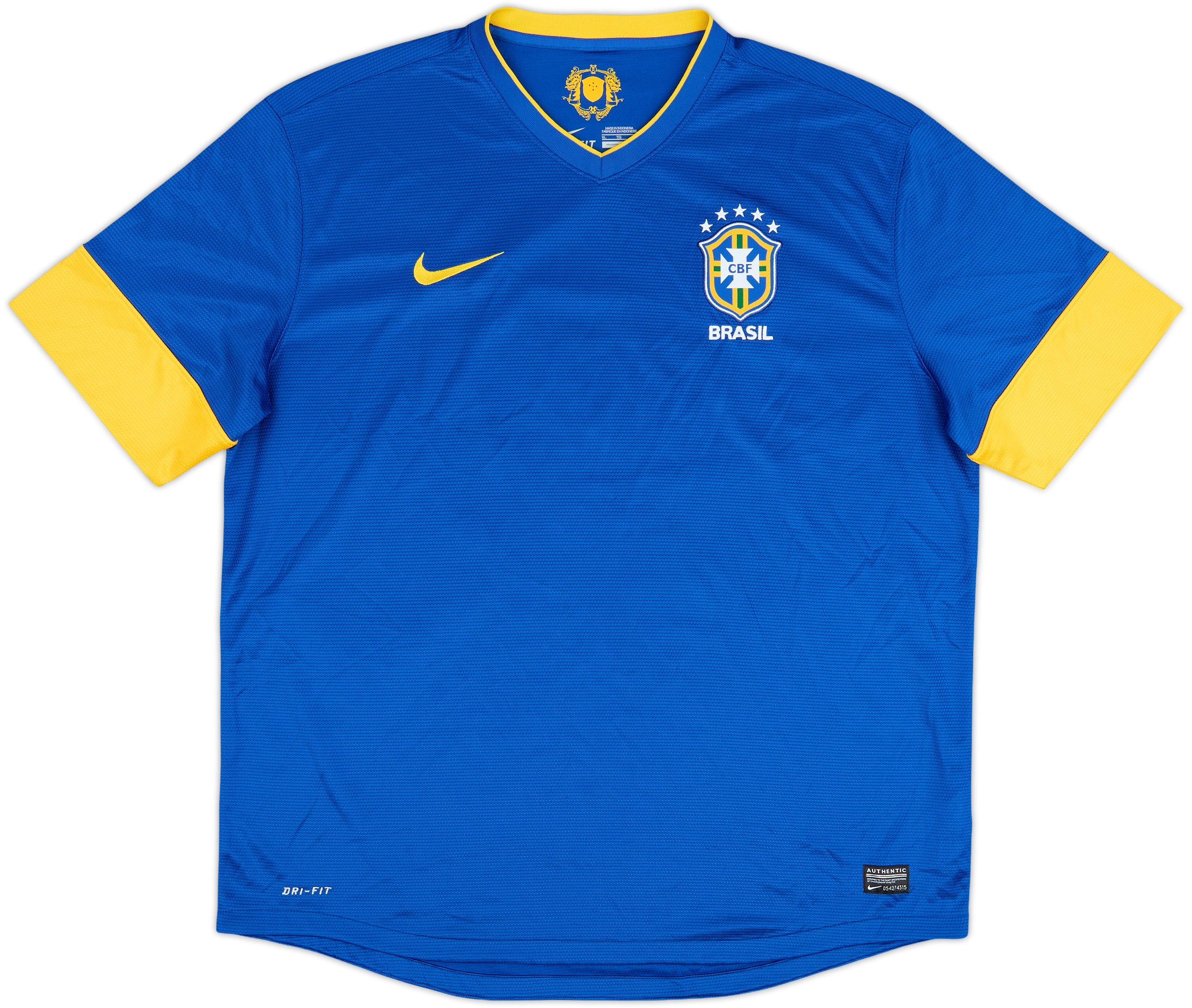 2012-13 Brazil Away Shirt - 8/10 - (XL)