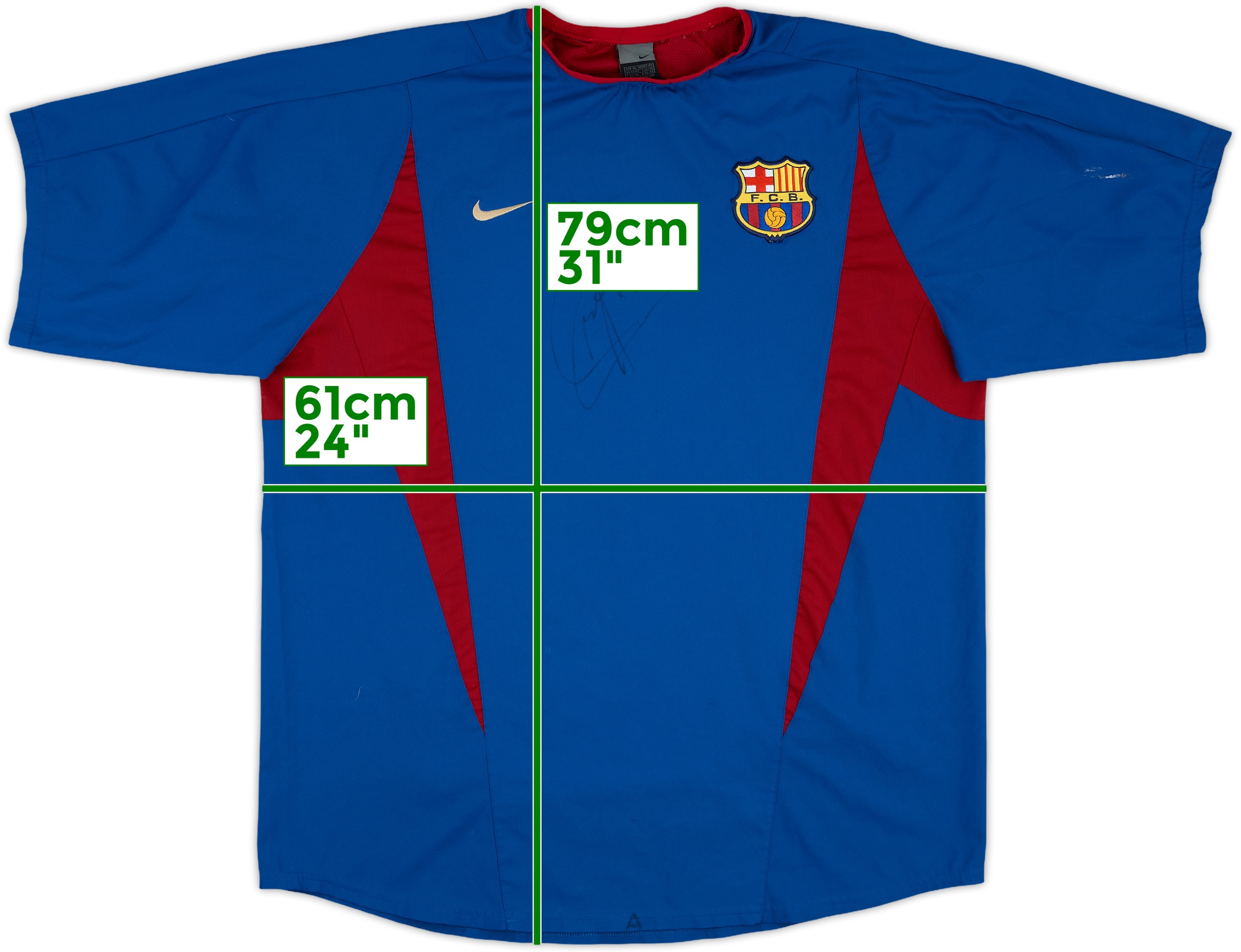 FC Barcelona 2003-04 Nike home Edgar Davids football jersey