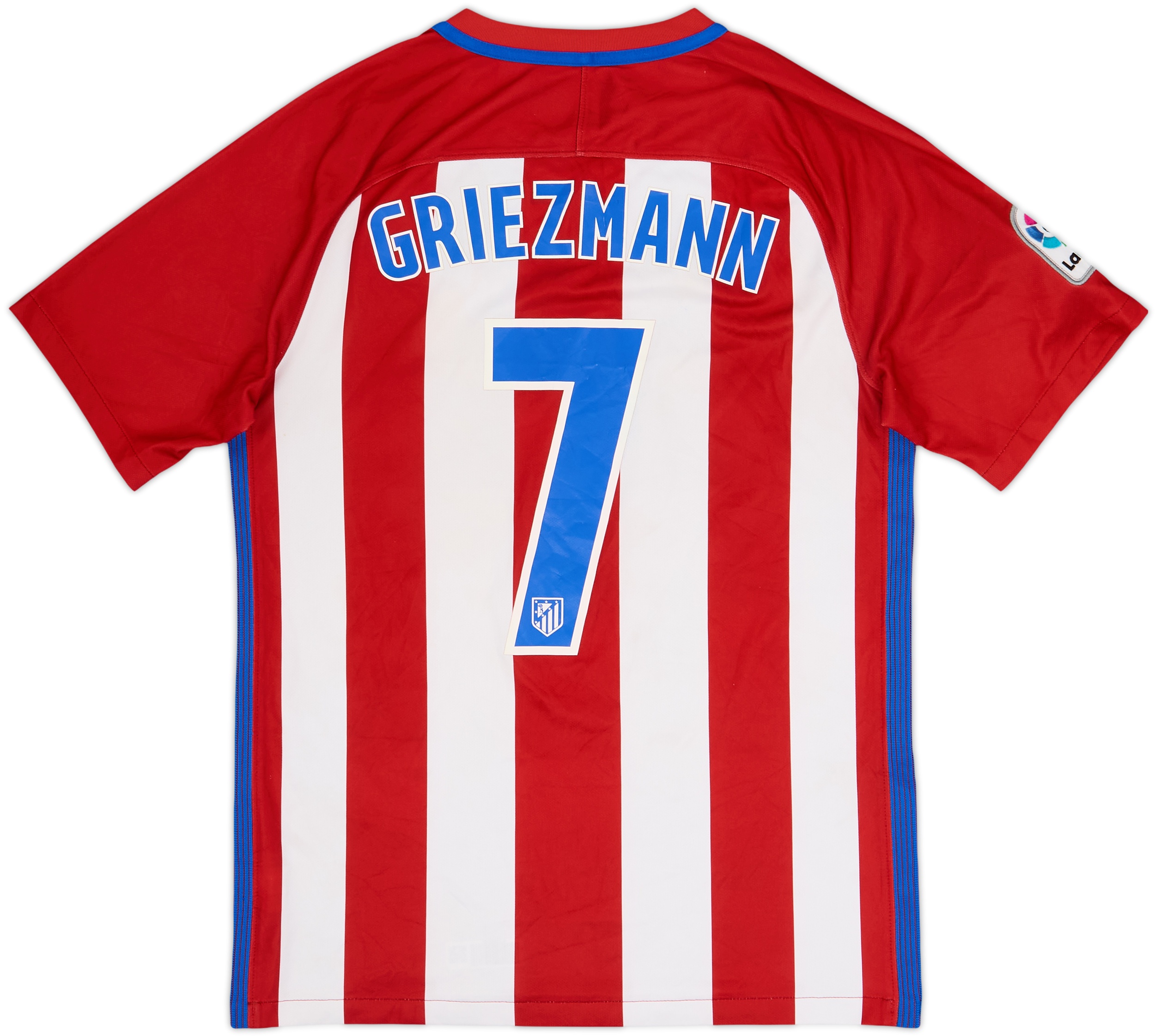 ウェア Atletico Madrid 2016-17 Football Shirts 2016-17 Atletico Madrid Home Shirt Griezmann #7 - 6/10 - (S)