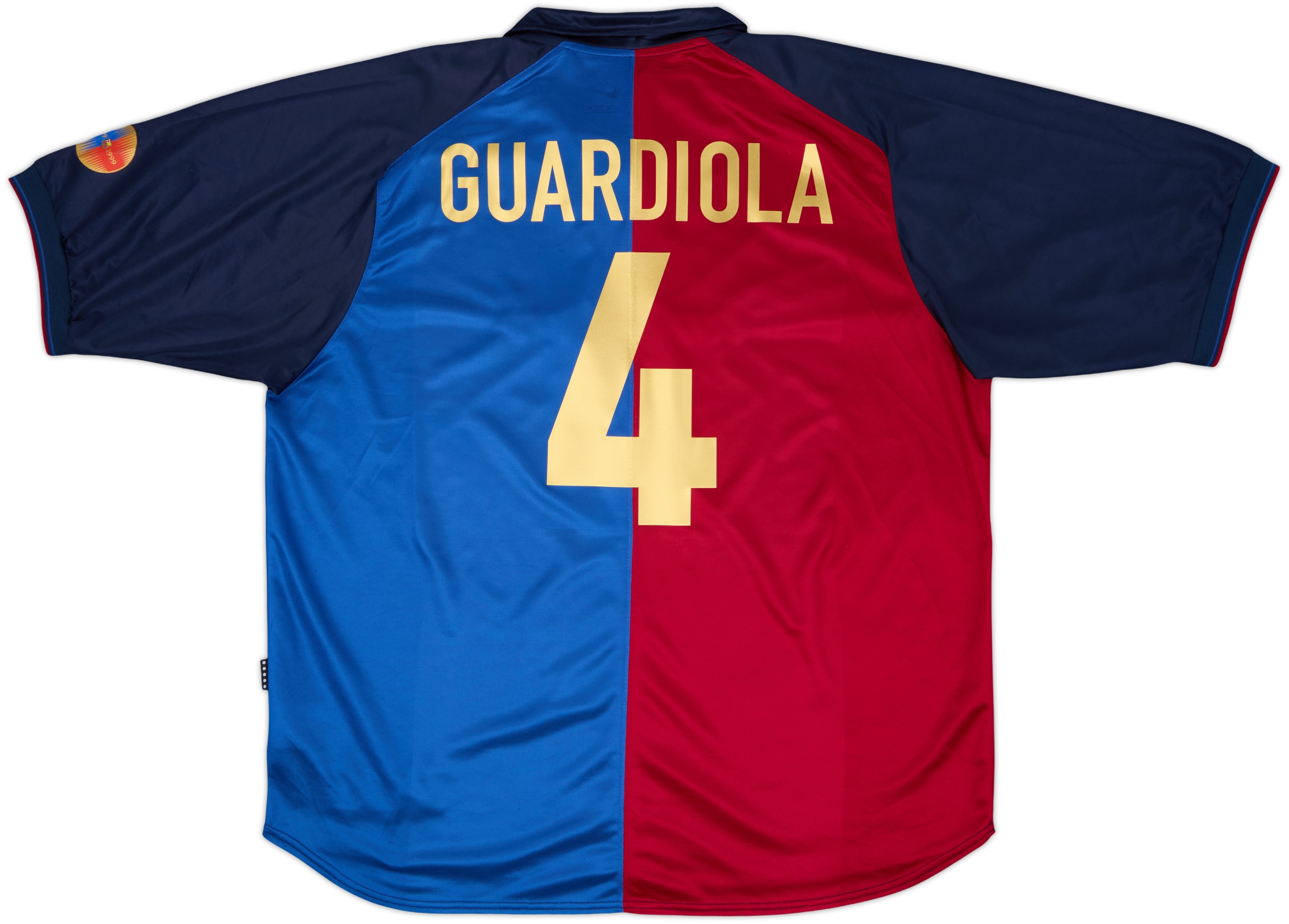 1999-00 Barcelona Centenary Home Shirt Guardiola #4 - 8/10 - (XXL)