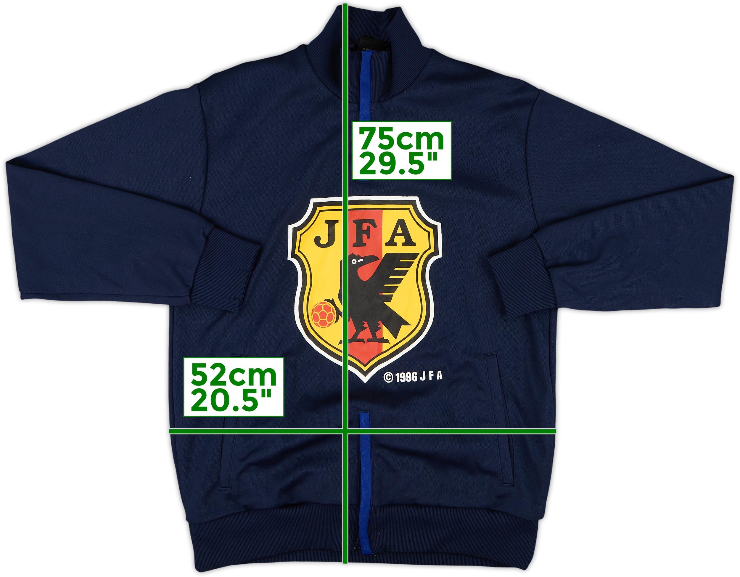 2005 Japan adidas 1/2 Zip Track Jacket - 8/10 - (M)